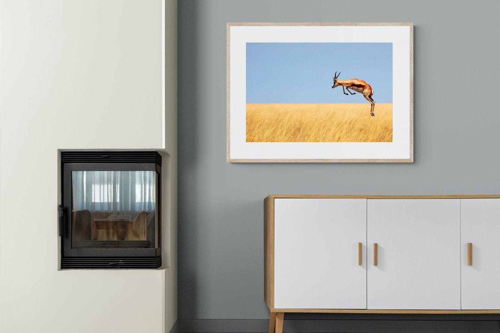 Springy-Wall_Art-100 x 75cm-Framed Print-Wood-Pixalot