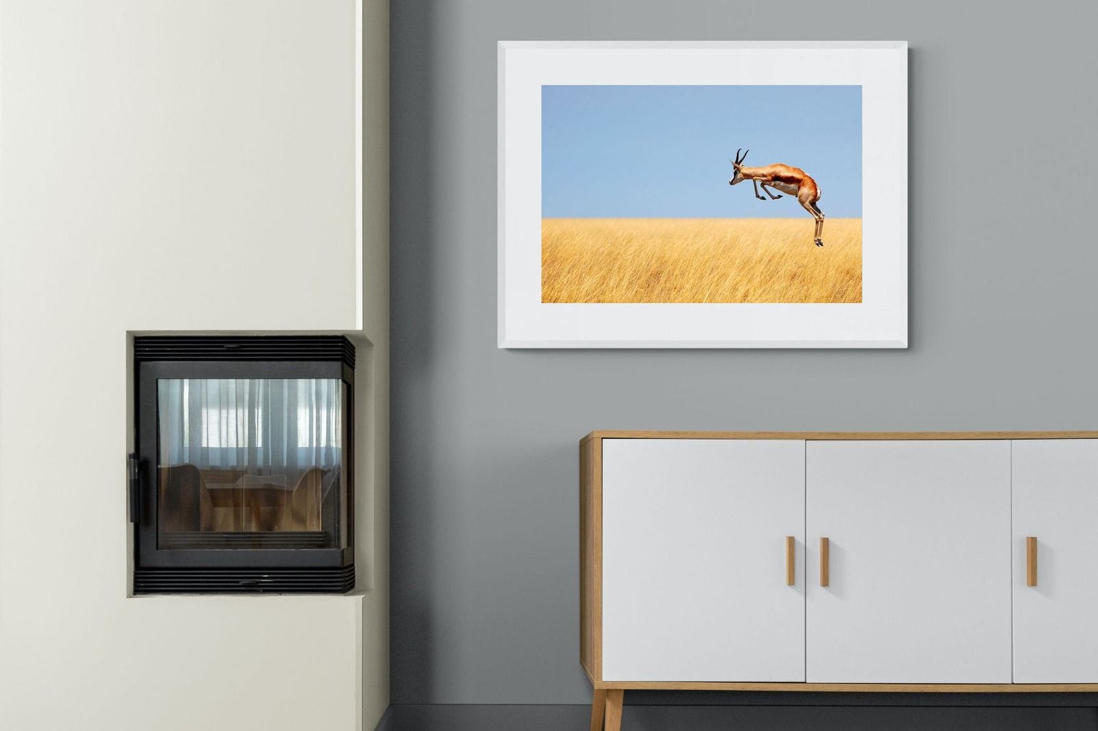 Springy-Wall_Art-100 x 75cm-Framed Print-White-Pixalot