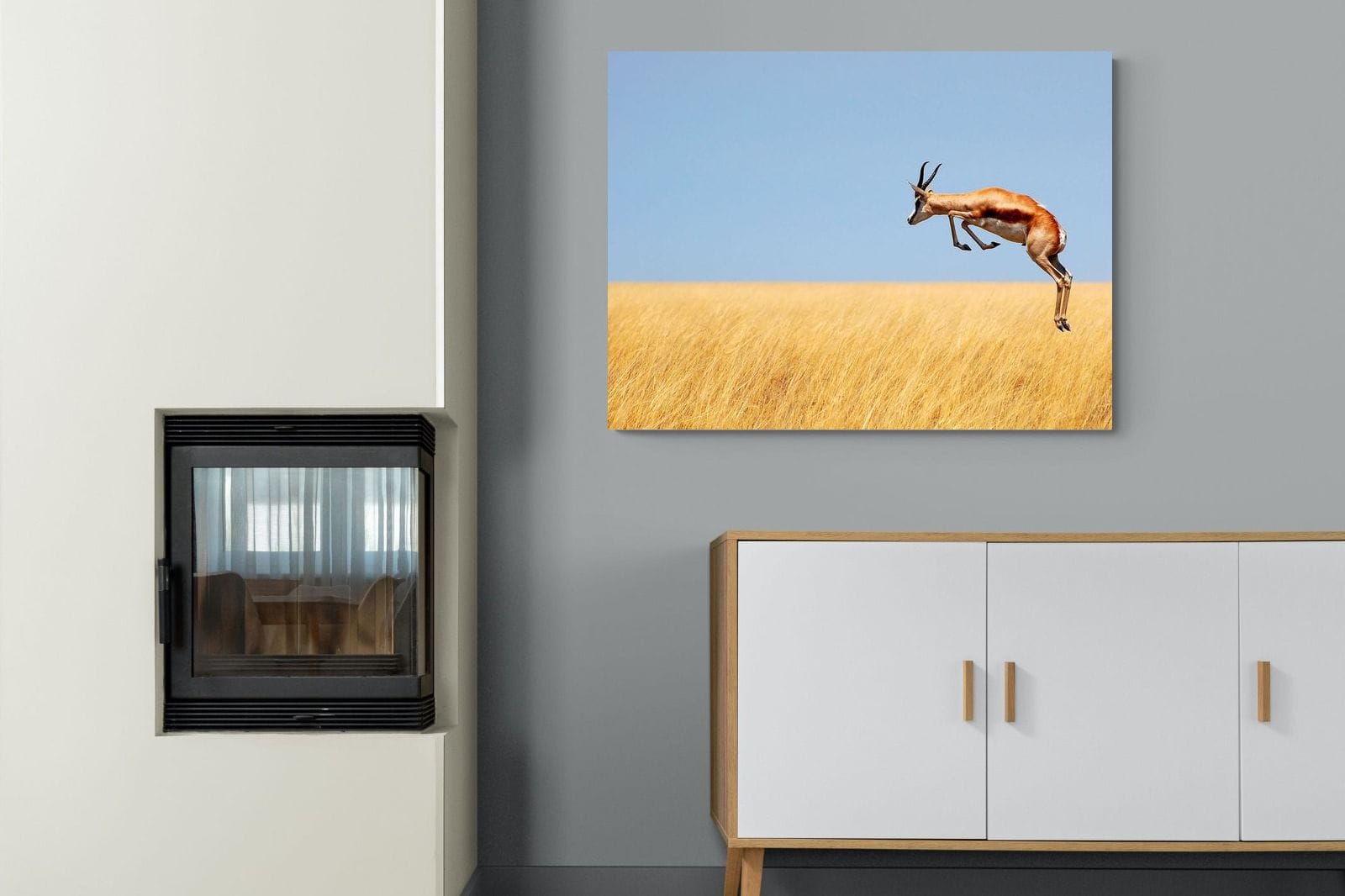 Springy-Wall_Art-100 x 75cm-Mounted Canvas-No Frame-Pixalot
