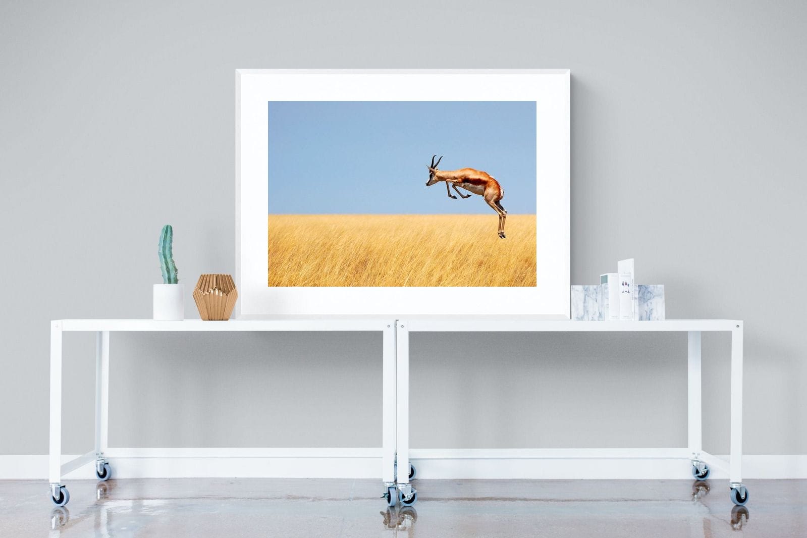 Springy-Wall_Art-120 x 90cm-Framed Print-White-Pixalot