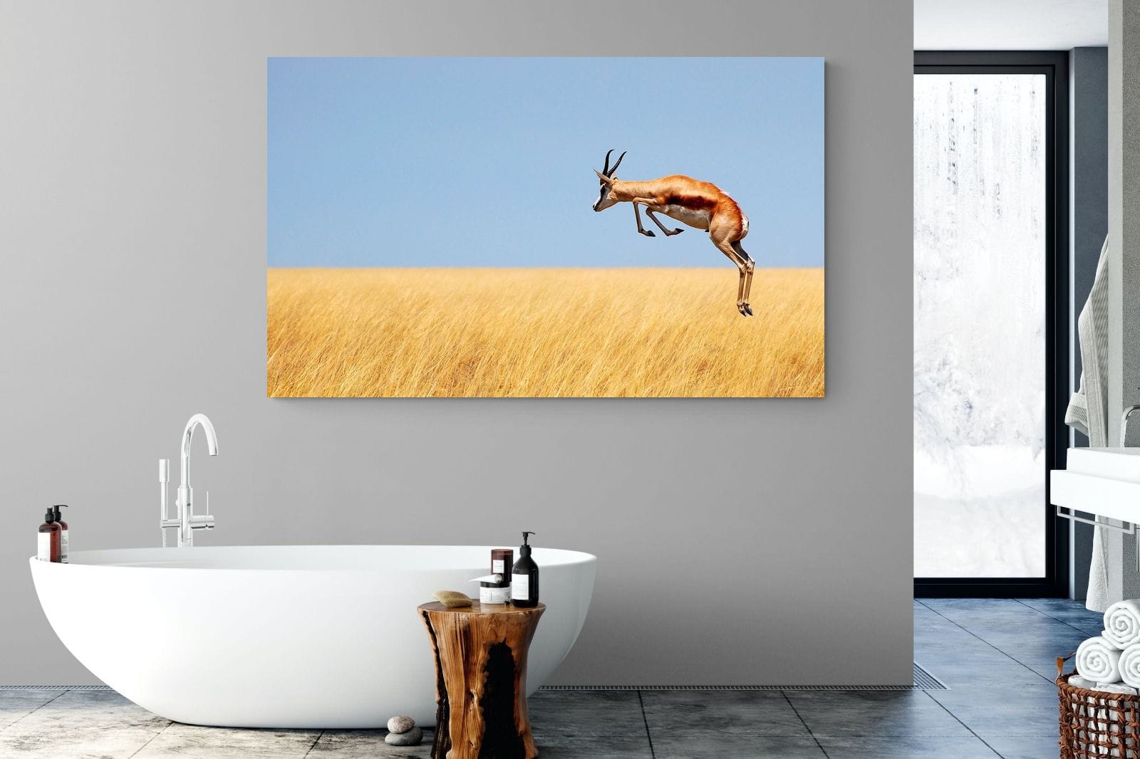 Springy-Wall_Art-180 x 110cm-Mounted Canvas-No Frame-Pixalot