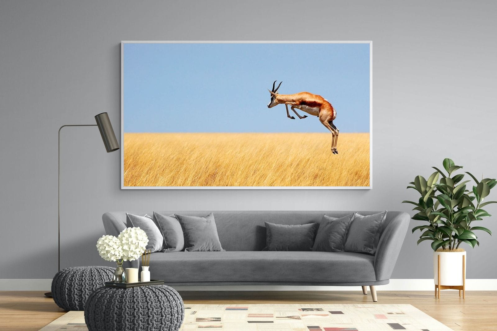 Springy-Wall_Art-220 x 130cm-Mounted Canvas-White-Pixalot