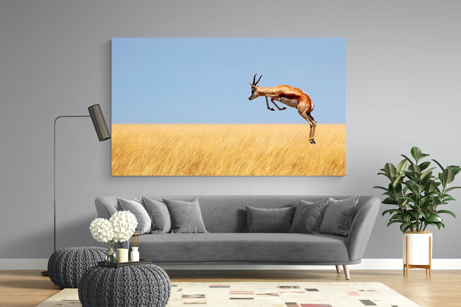 Springy-Wall_Art-220 x 130cm-Mounted Canvas-No Frame-Pixalot