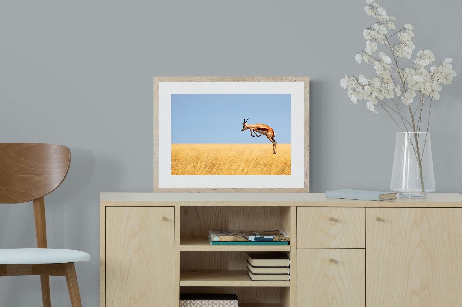 Springy-Wall_Art-60 x 45cm-Framed Print-Wood-Pixalot