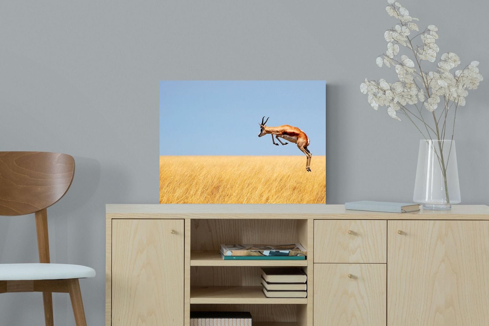 Springy-Wall_Art-60 x 45cm-Mounted Canvas-No Frame-Pixalot