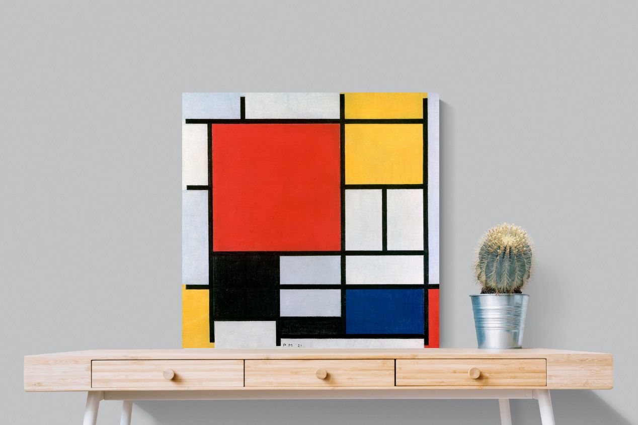 Pixalot Square Composition by Mondrian