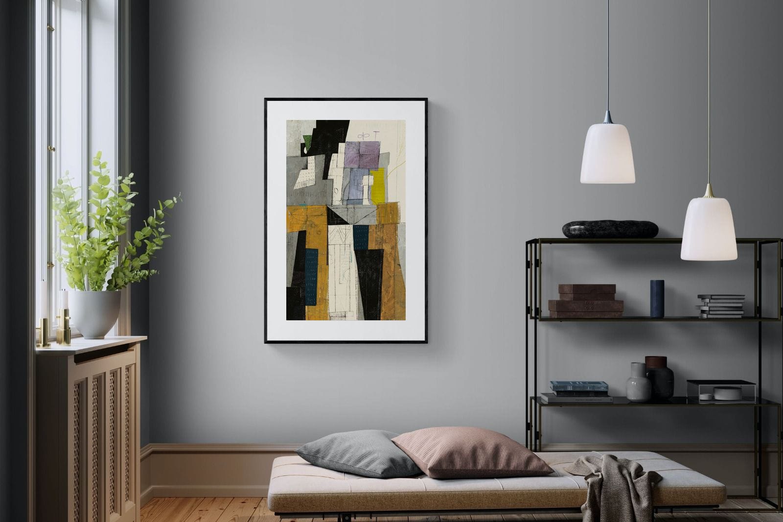 Squared-Wall_Art-100 x 150cm-Framed Print-Black-Pixalot