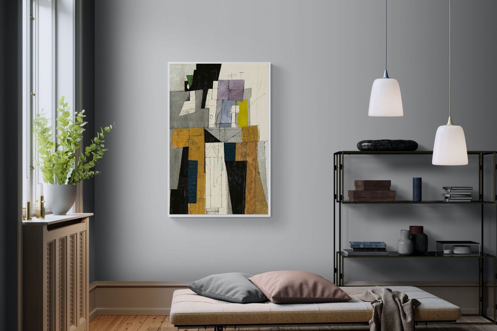 Squared-Wall_Art-100 x 150cm-Mounted Canvas-White-Pixalot