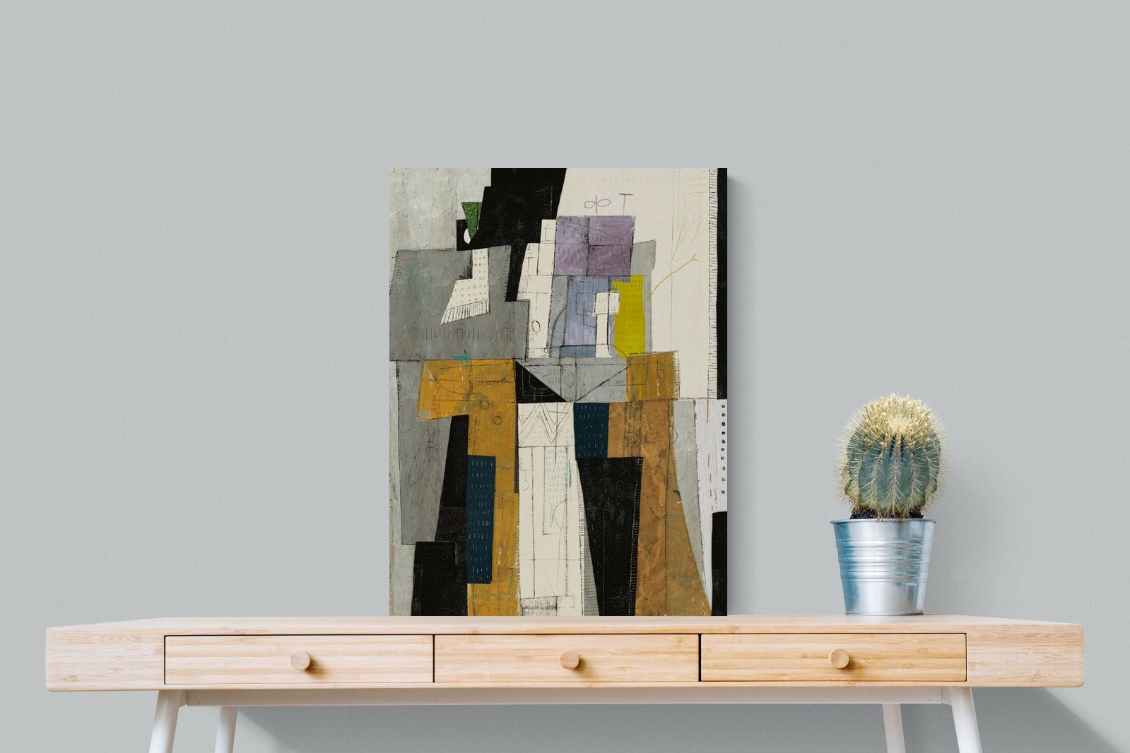 Squared-Wall_Art-60 x 80cm-Mounted Canvas-No Frame-Pixalot