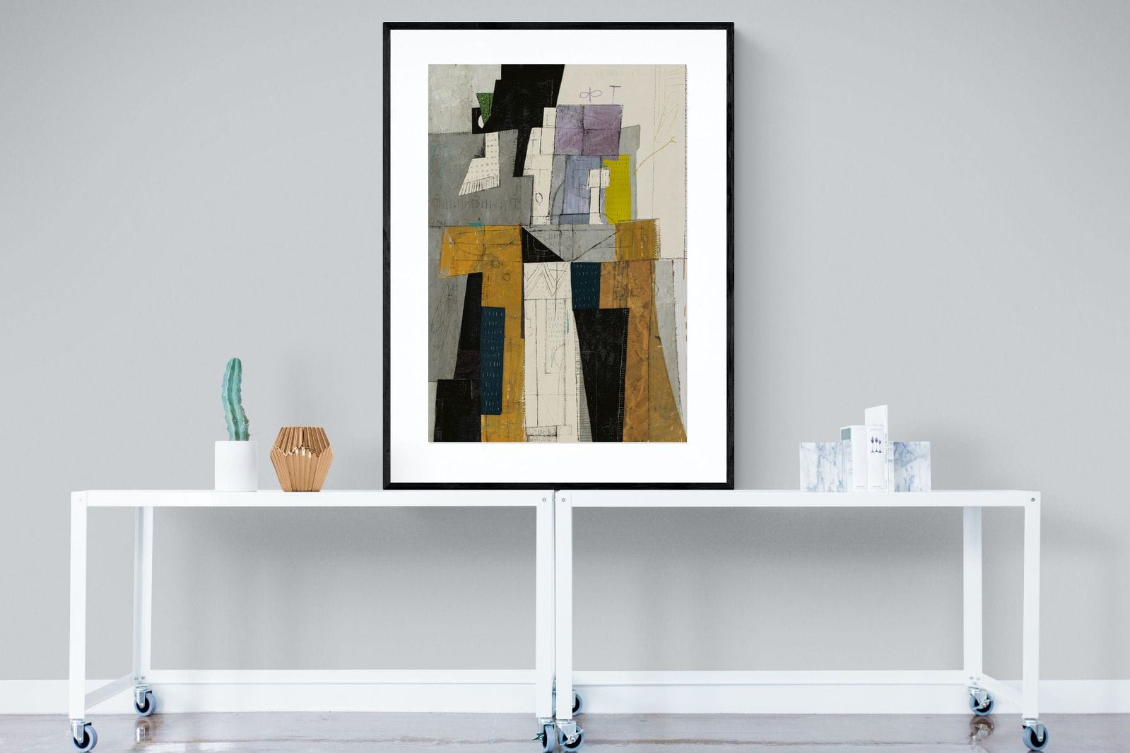 Squared-Wall_Art-90 x 120cm-Framed Print-Black-Pixalot
