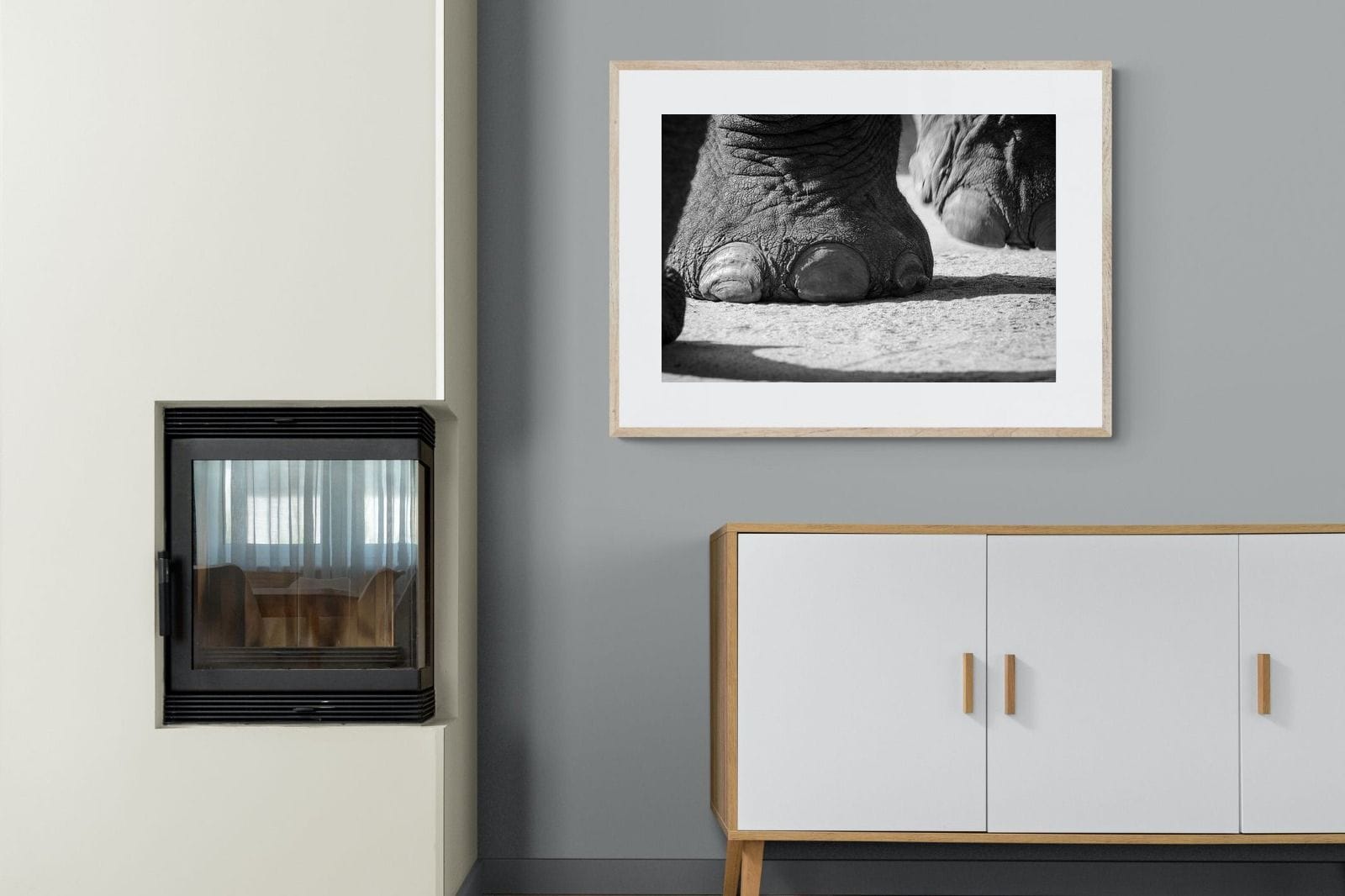 Stomp-Wall_Art-100 x 75cm-Framed Print-Wood-Pixalot