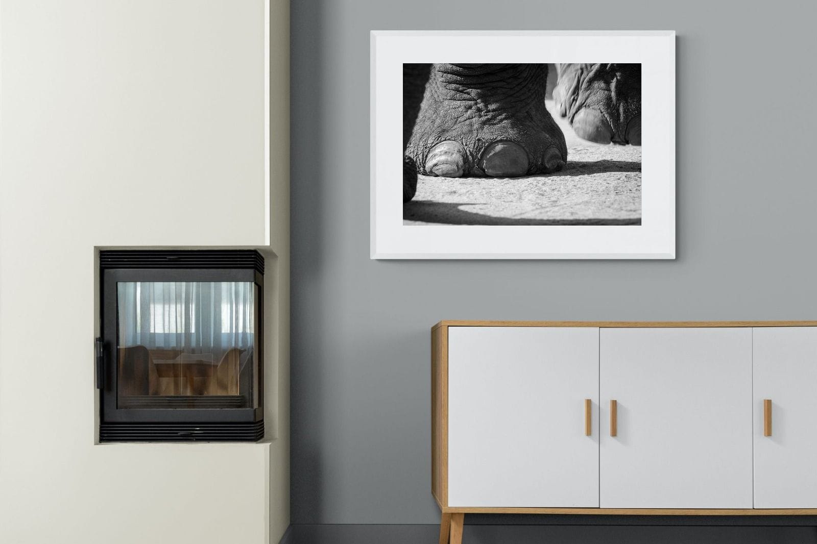 Stomp-Wall_Art-100 x 75cm-Framed Print-White-Pixalot