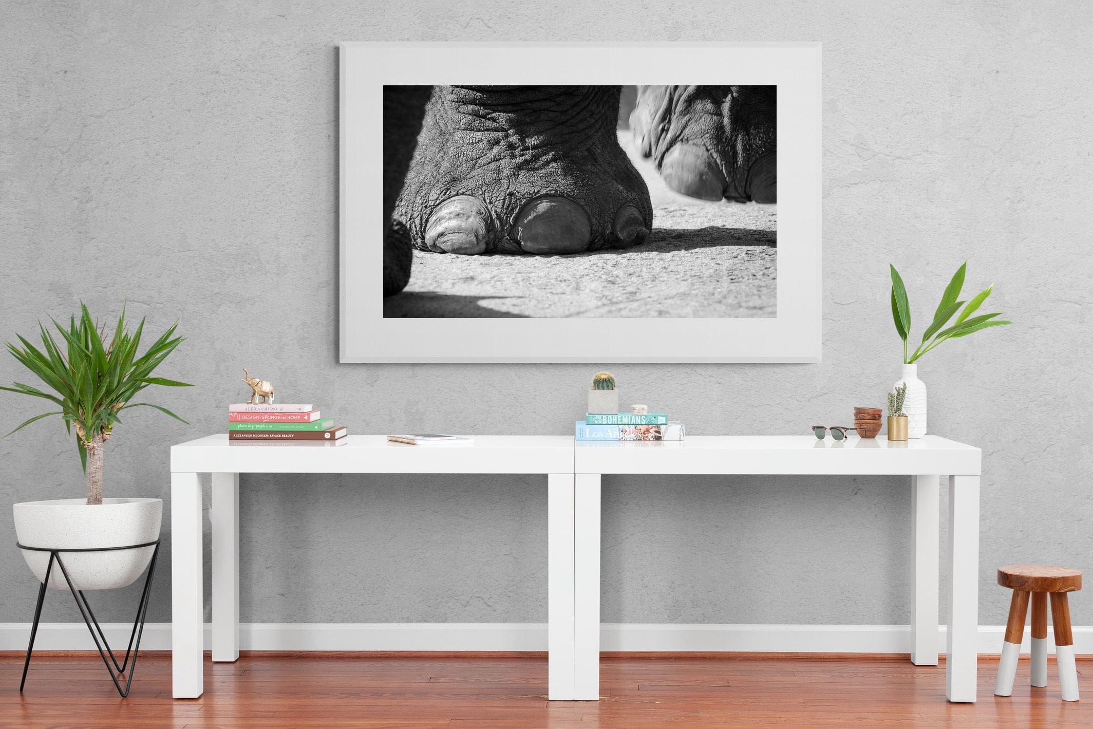 Stomp-Wall_Art-150 x 100cm-Framed Print-White-Pixalot