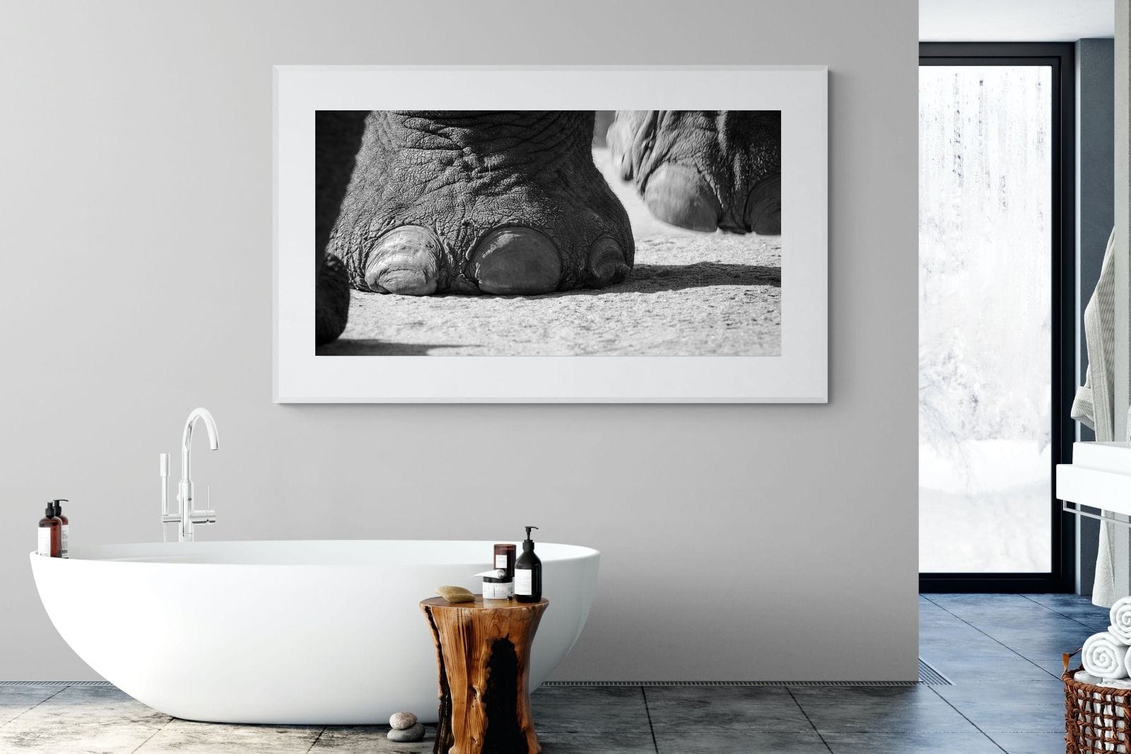 Stomp-Wall_Art-180 x 110cm-Framed Print-White-Pixalot