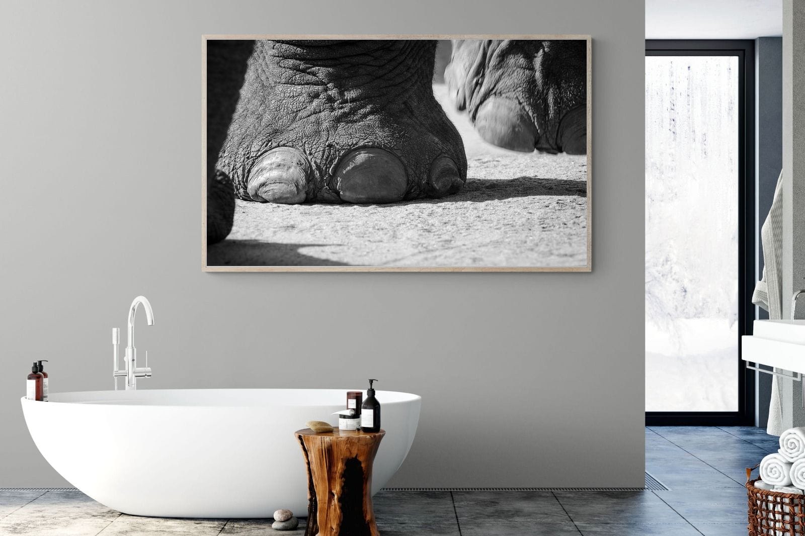 Stomp-Wall_Art-180 x 110cm-Mounted Canvas-Wood-Pixalot