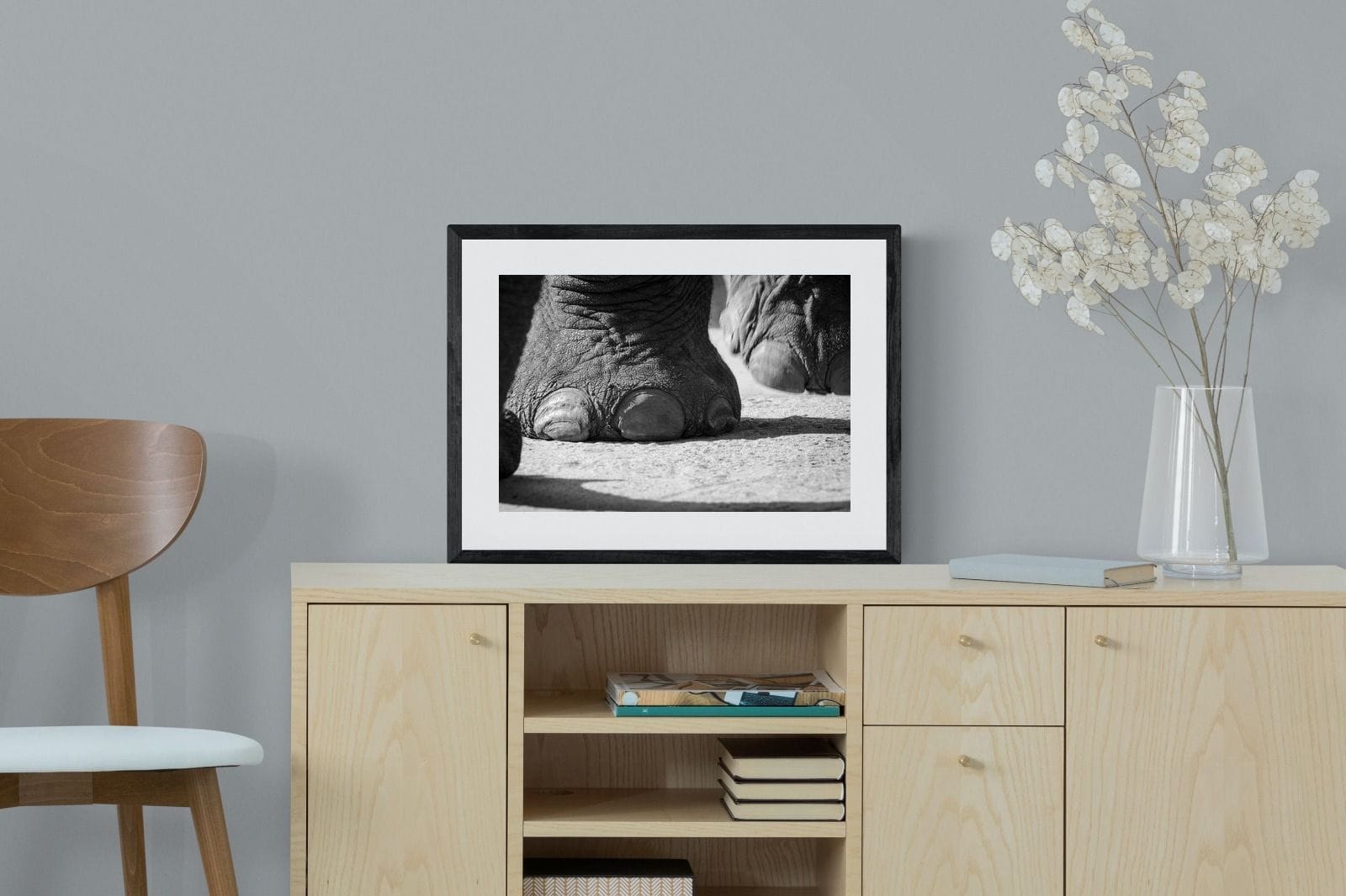 Stomp-Wall_Art-60 x 45cm-Framed Print-Black-Pixalot