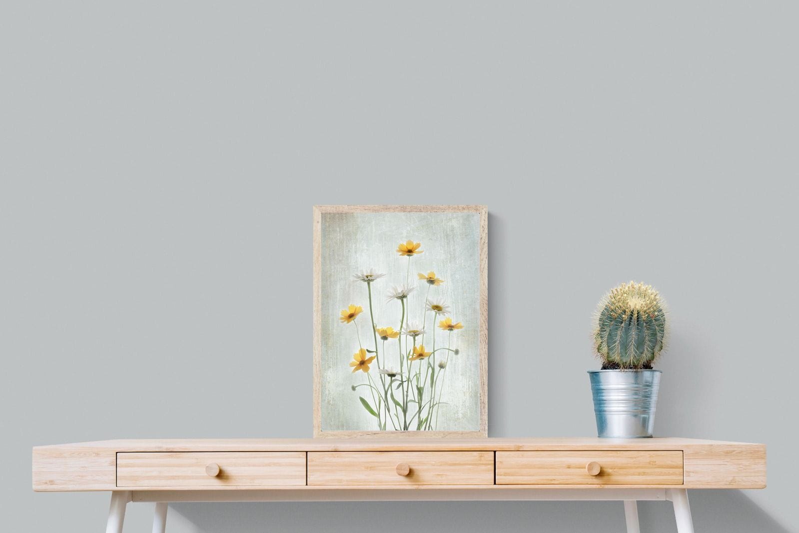 Summer Flowers-Wall_Art-45 x 60cm-Mounted Canvas-Wood-Pixalot