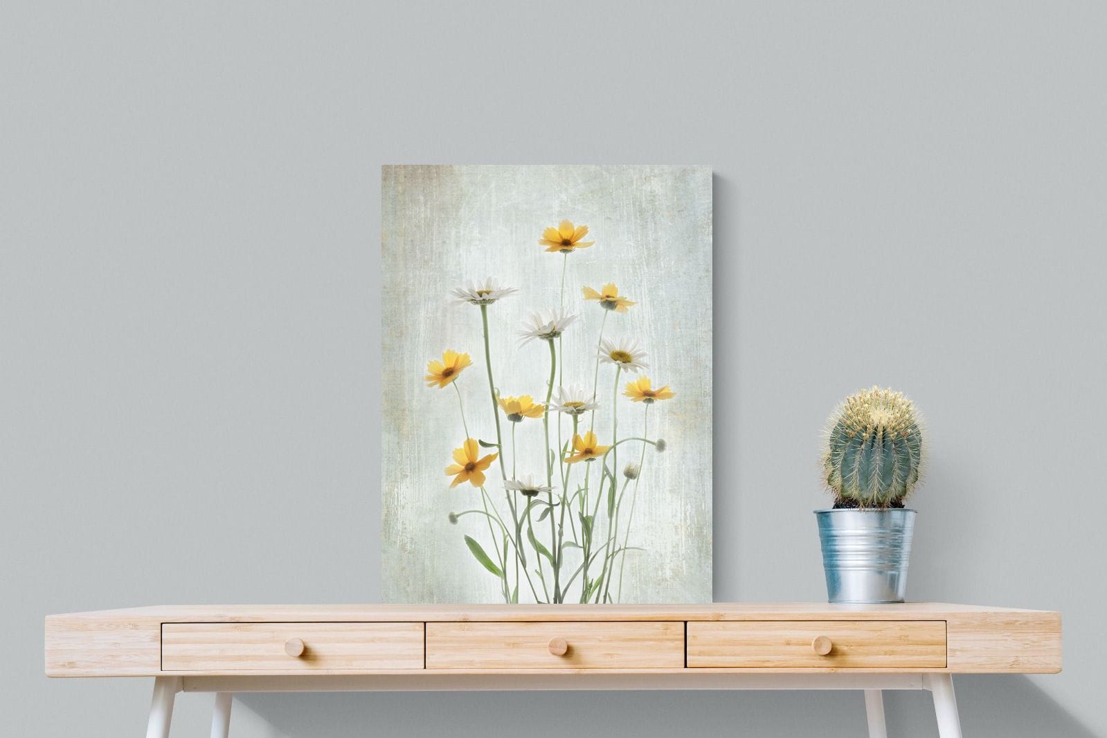 Summer Flowers-Wall_Art-60 x 80cm-Mounted Canvas-No Frame-Pixalot