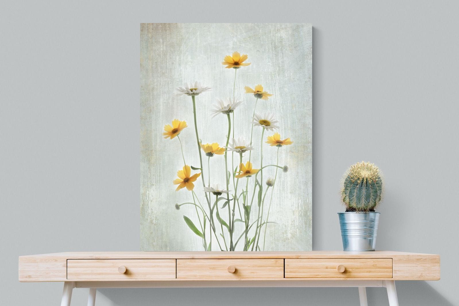 Summer Flowers-Wall_Art-75 x 100cm-Mounted Canvas-No Frame-Pixalot
