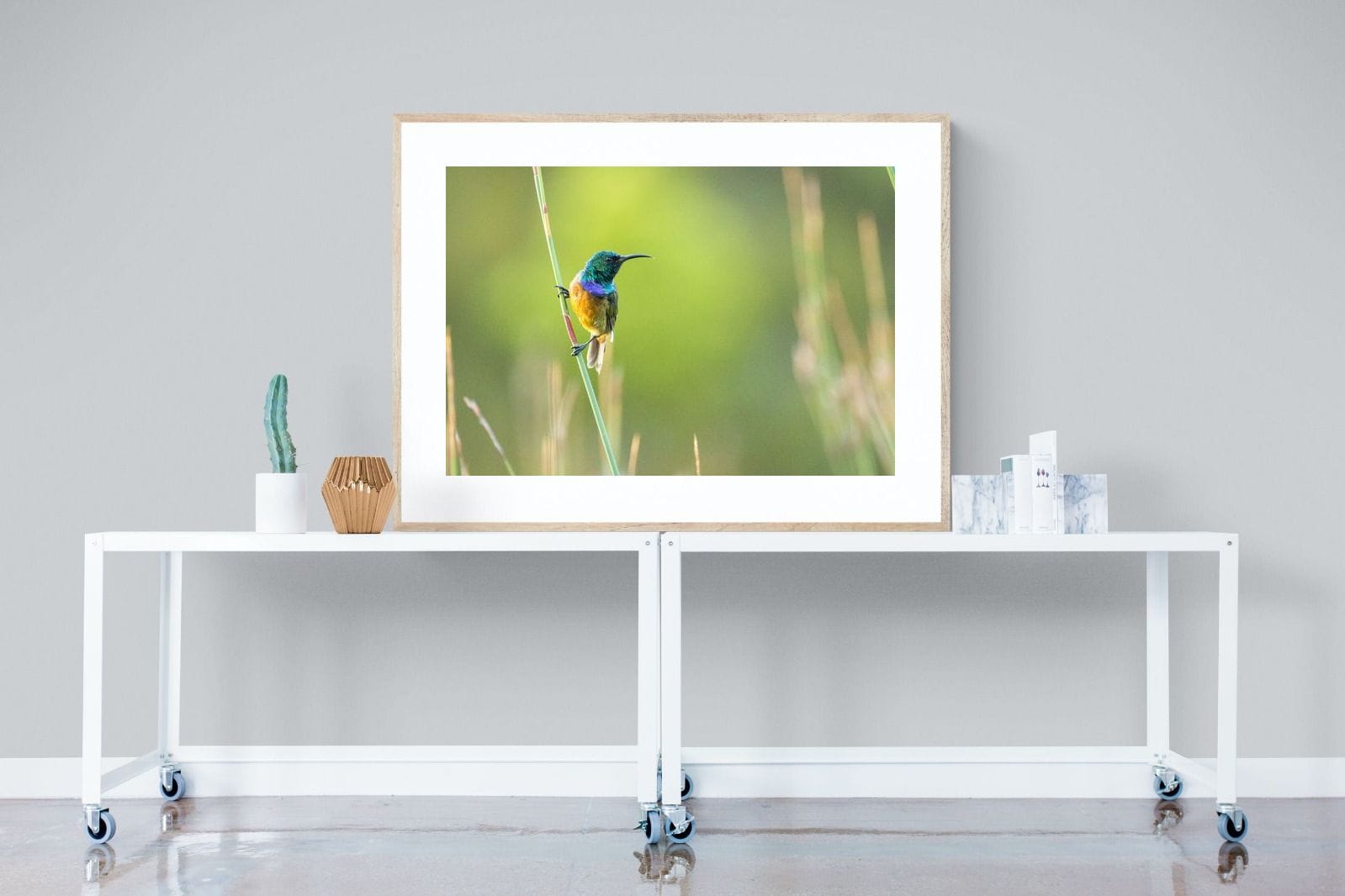 Sunbird-Wall_Art-120 x 90cm-Framed Print-Wood-Pixalot