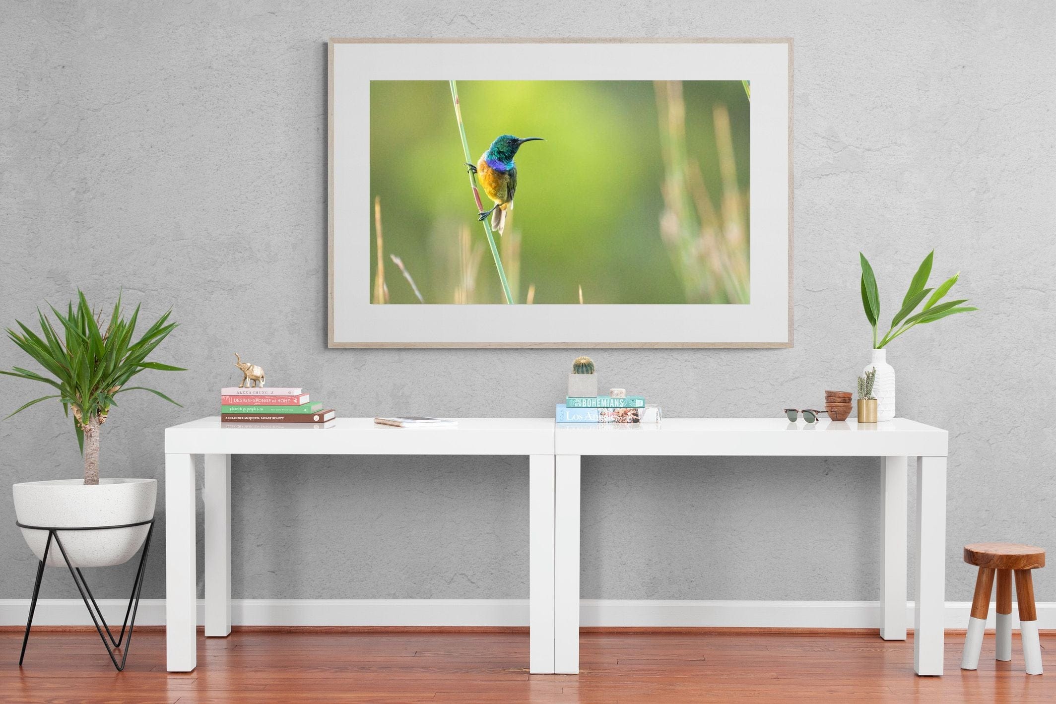 Sunbird-Wall_Art-150 x 100cm-Framed Print-Wood-Pixalot