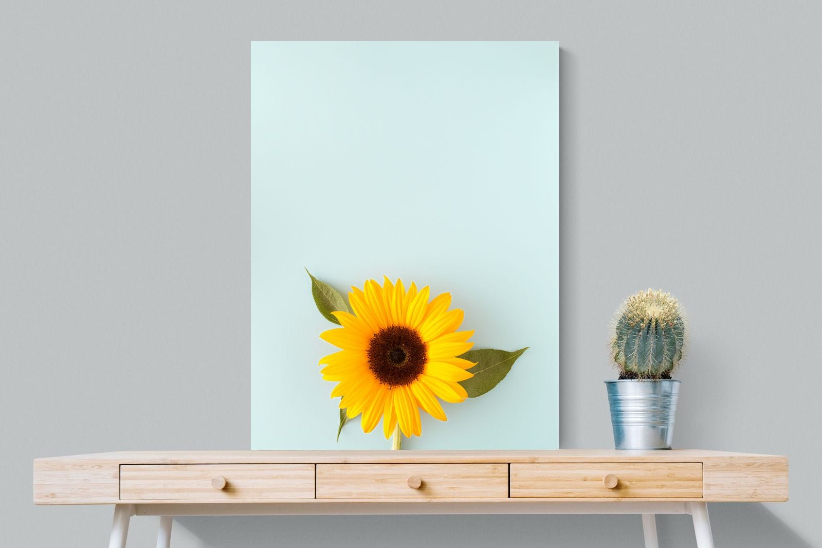 Sunflower-Wall_Art-75 x 100cm-Mounted Canvas-No Frame-Pixalot