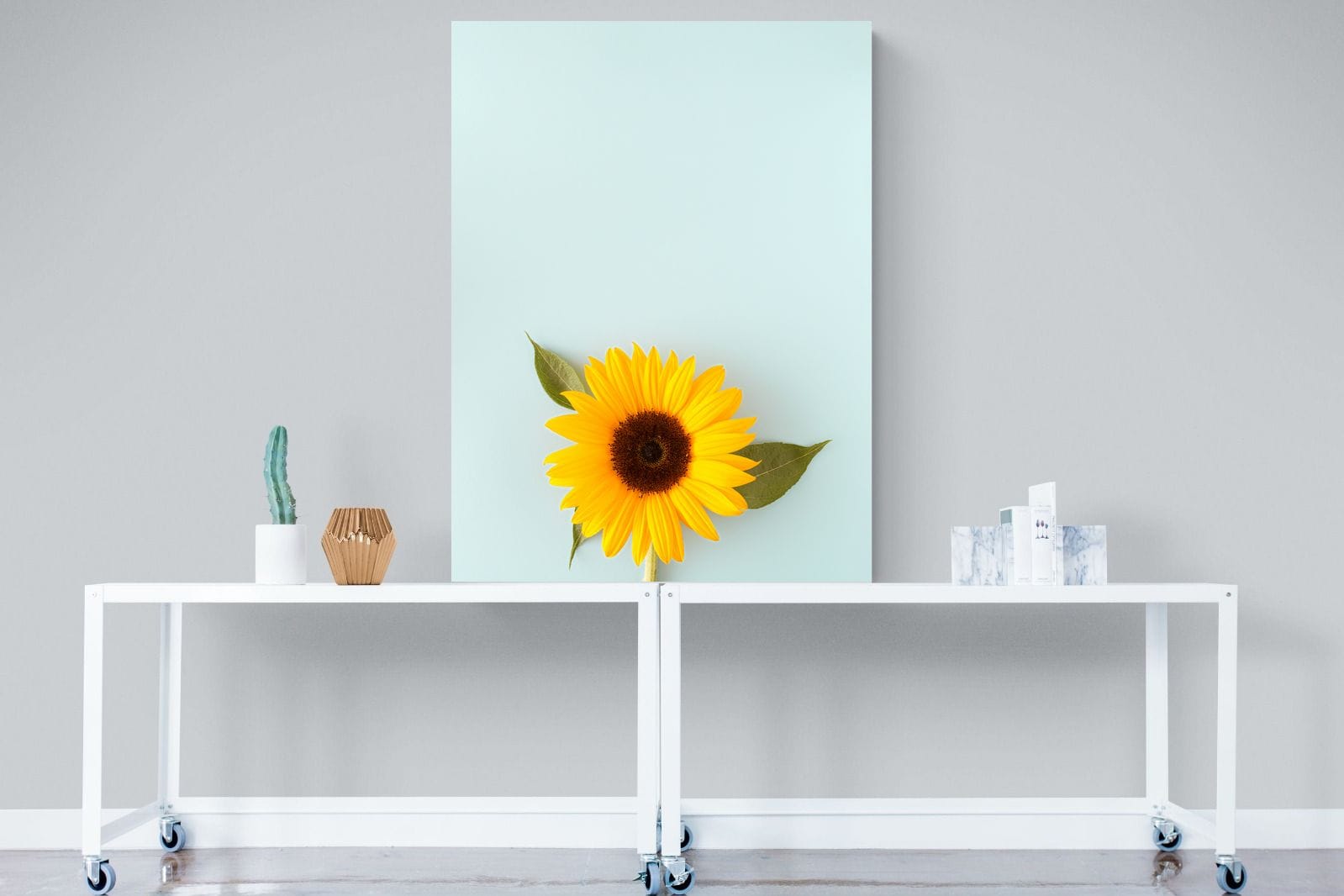 Sunflower-Wall_Art-90 x 120cm-Mounted Canvas-No Frame-Pixalot