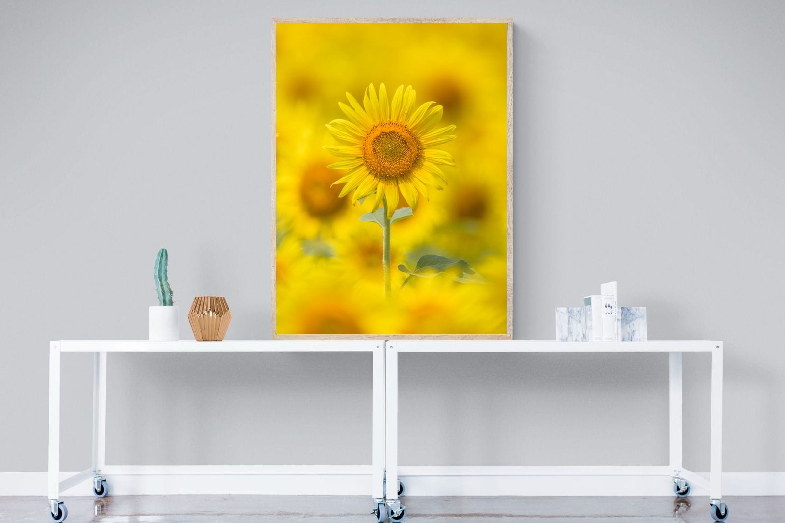 Sunniest Sunflower-Wall_Art-90 x 120cm-Mounted Canvas-Wood-Pixalot