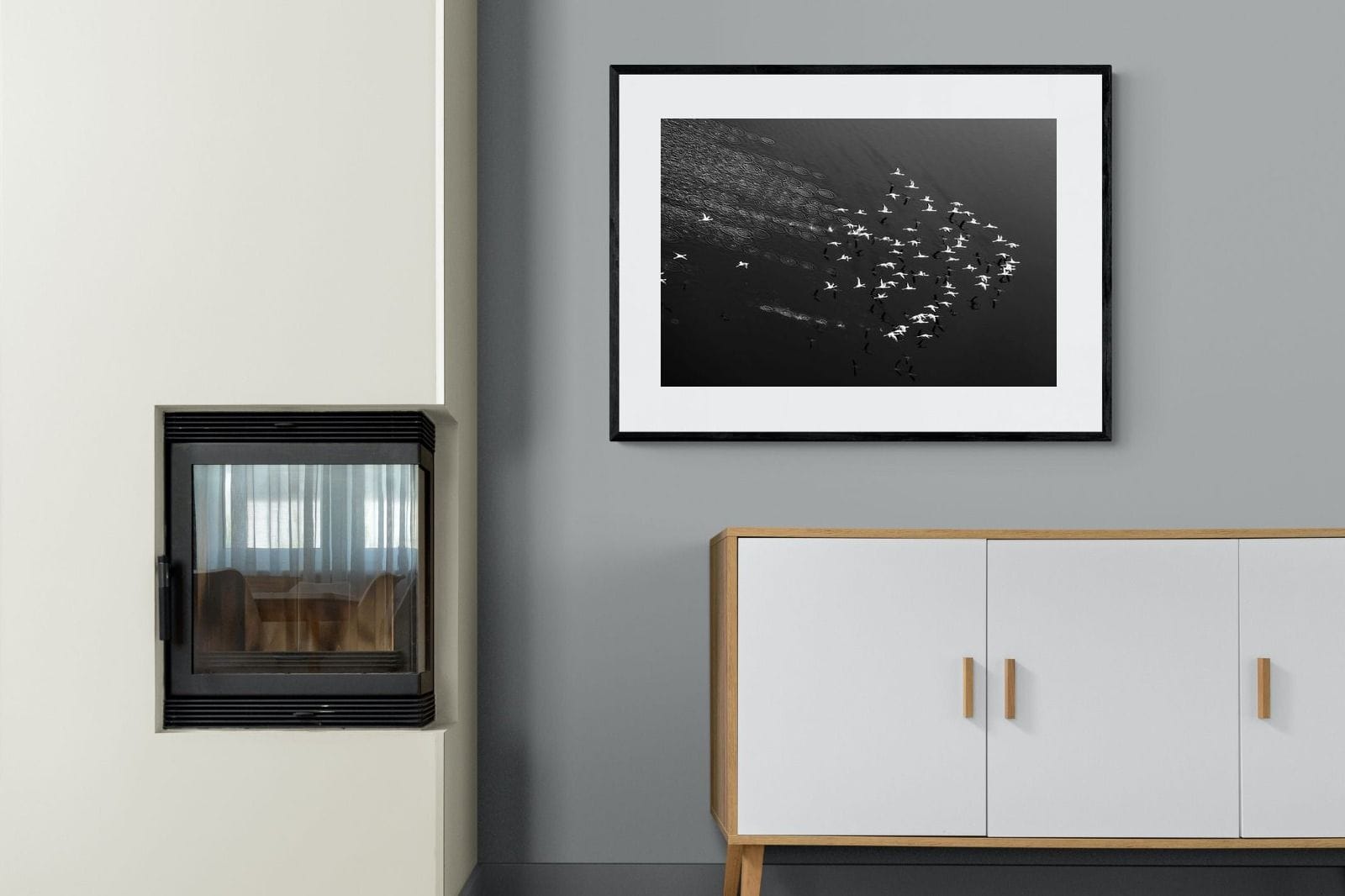 Take Flight-Wall_Art-100 x 75cm-Framed Print-Black-Pixalot