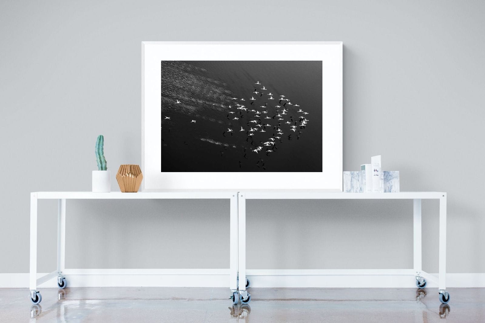 Take Flight-Wall_Art-120 x 90cm-Framed Print-White-Pixalot