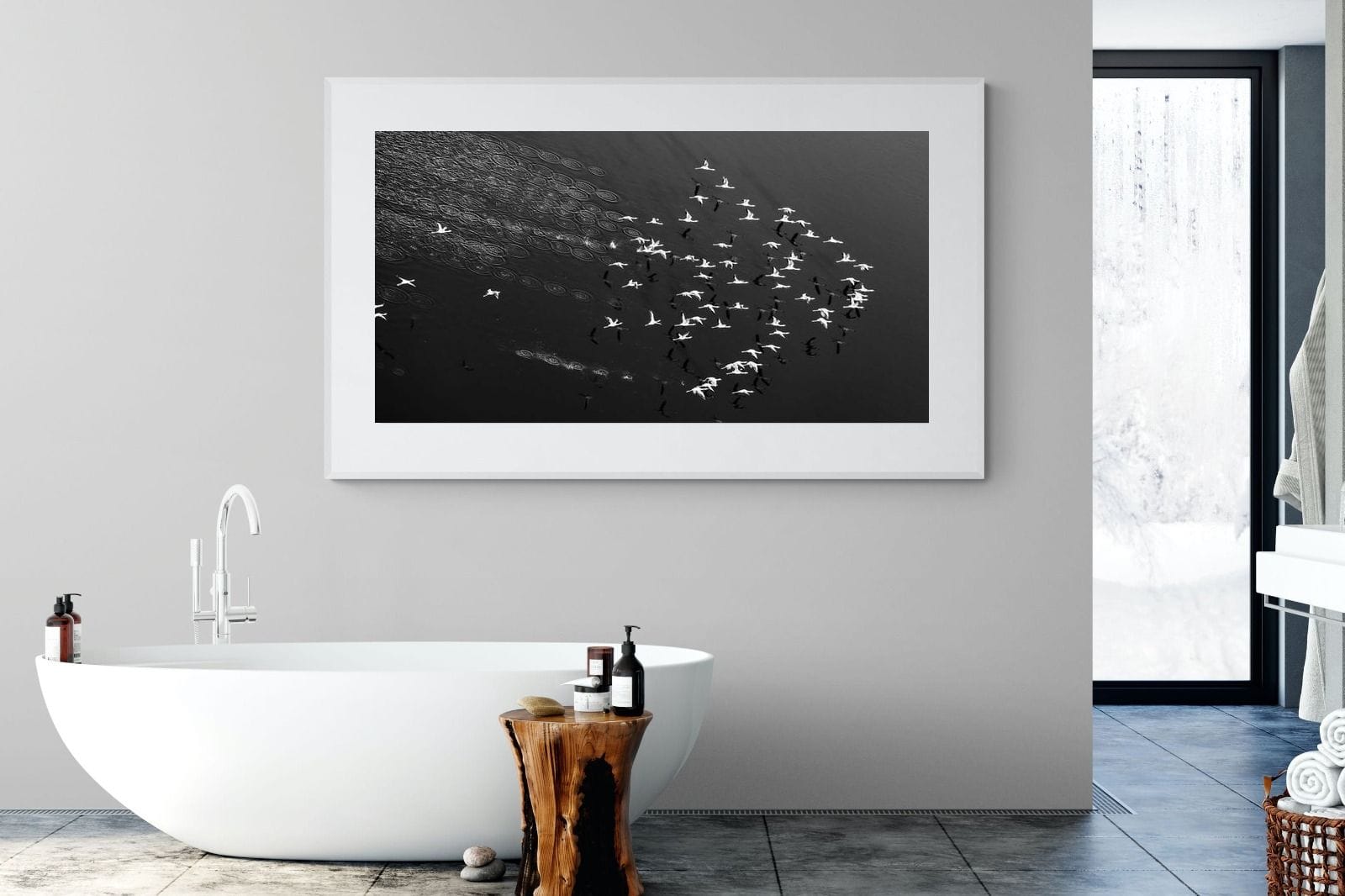 Take Flight-Wall_Art-180 x 110cm-Framed Print-White-Pixalot
