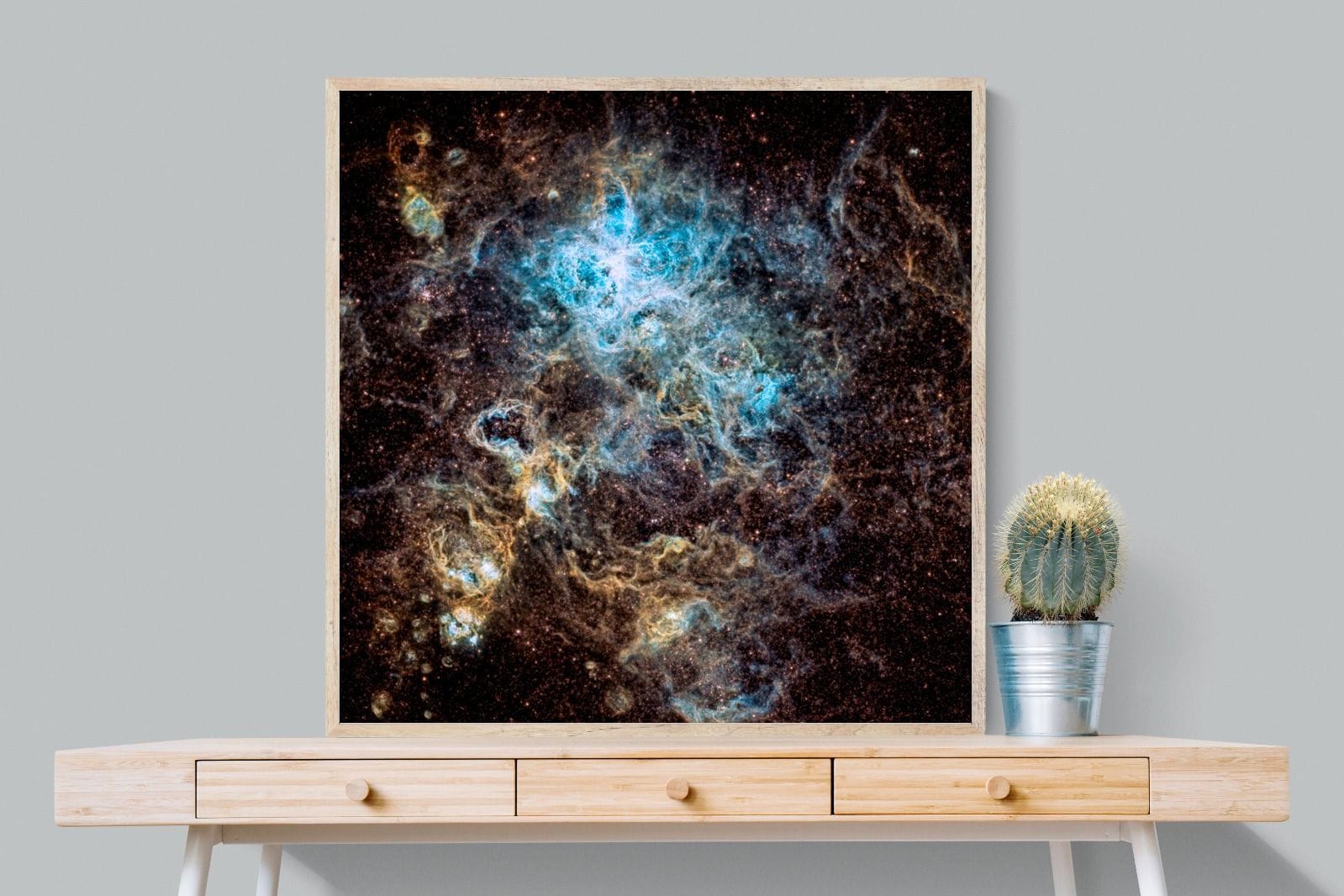 Tarantula Nebula-Wall_Art-100 x 100cm-Mounted Canvas-Wood-Pixalot
