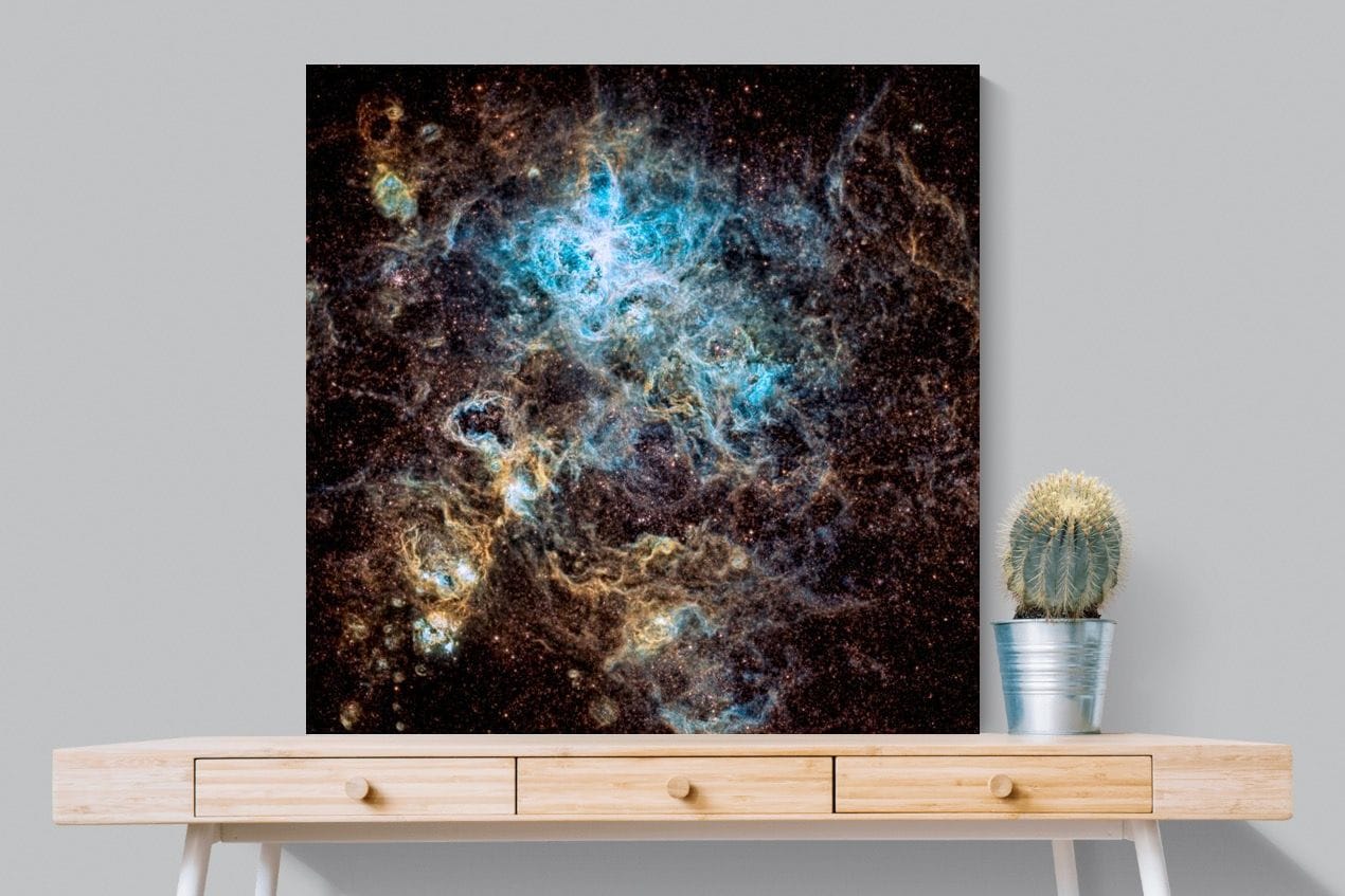 Tarantula Nebula-Wall_Art-100 x 100cm-Mounted Canvas-No Frame-Pixalot