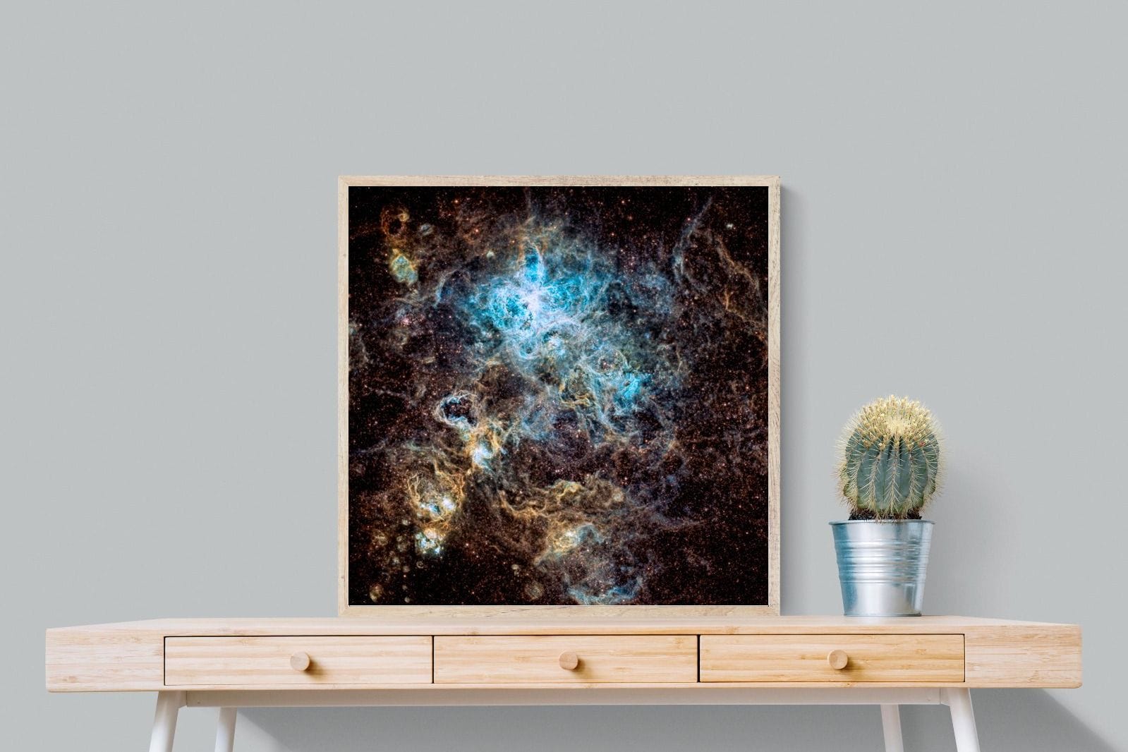 Tarantula Nebula-Wall_Art-80 x 80cm-Mounted Canvas-Wood-Pixalot