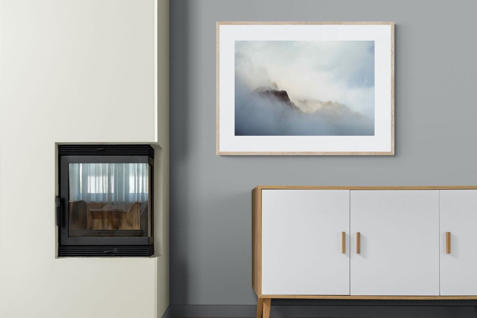 The Buttress-Wall_Art-100 x 75cm-Framed Print-Wood-Pixalot