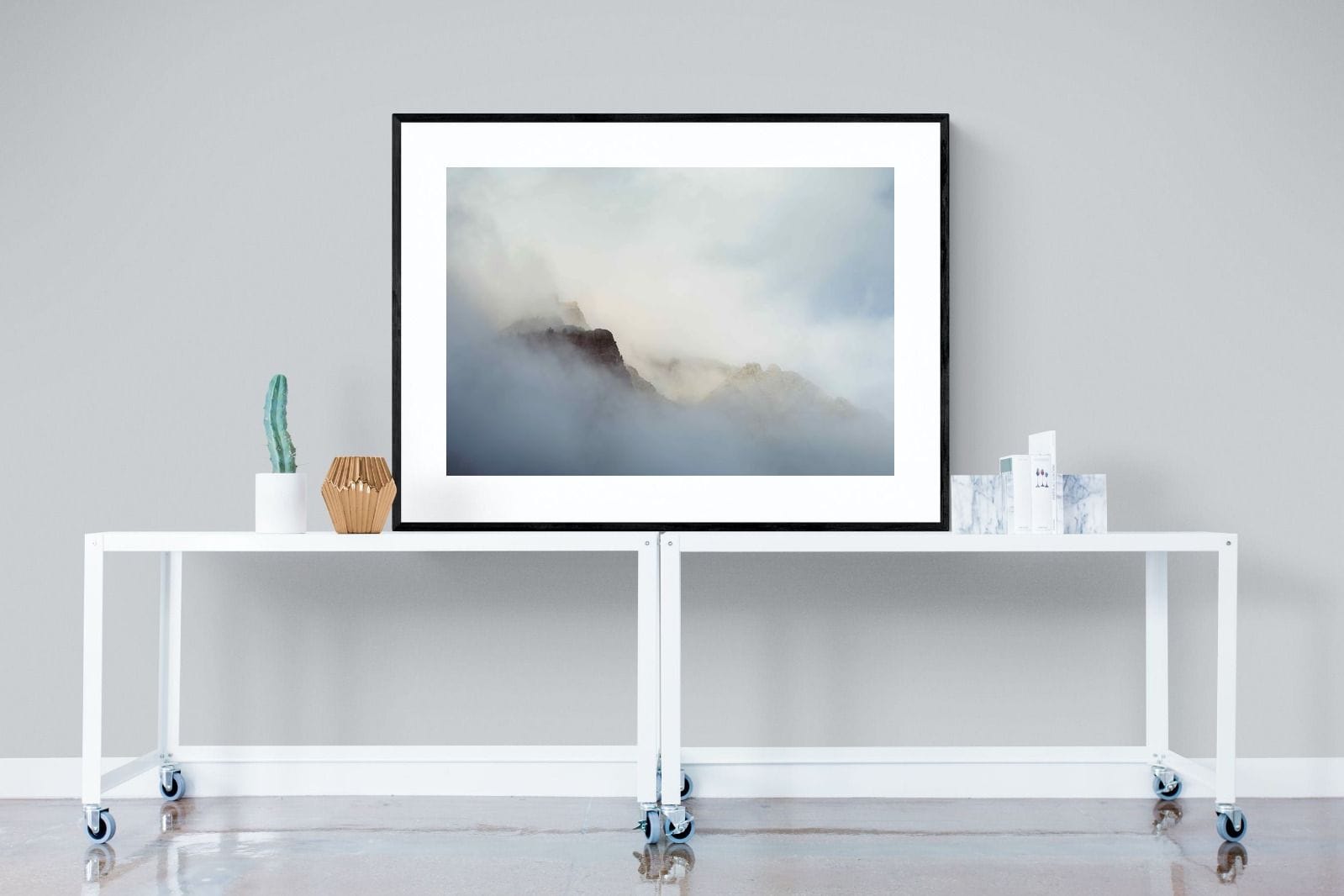 The Buttress-Wall_Art-120 x 90cm-Framed Print-Black-Pixalot