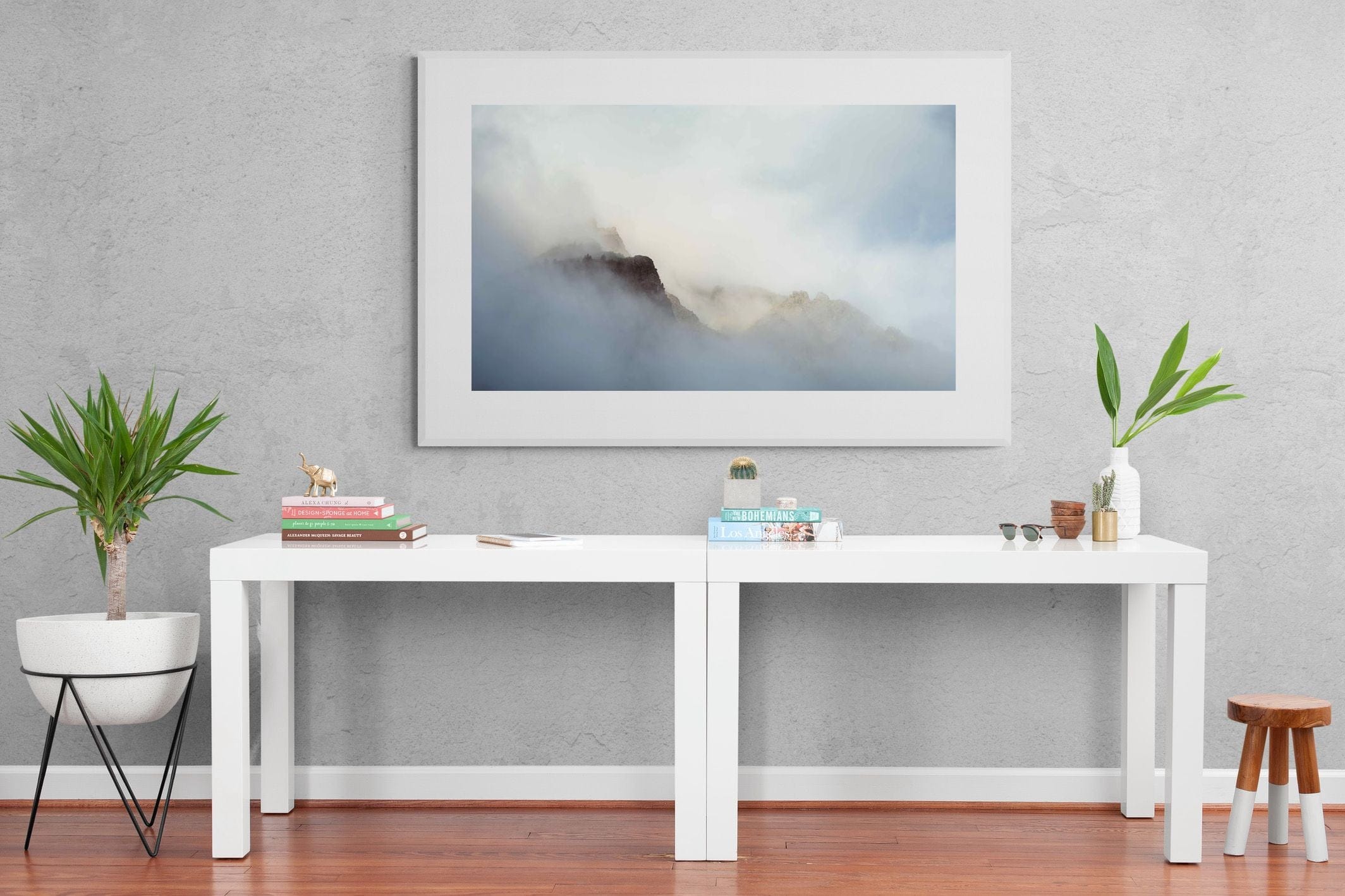 The Buttress-Wall_Art-150 x 100cm-Framed Print-White-Pixalot
