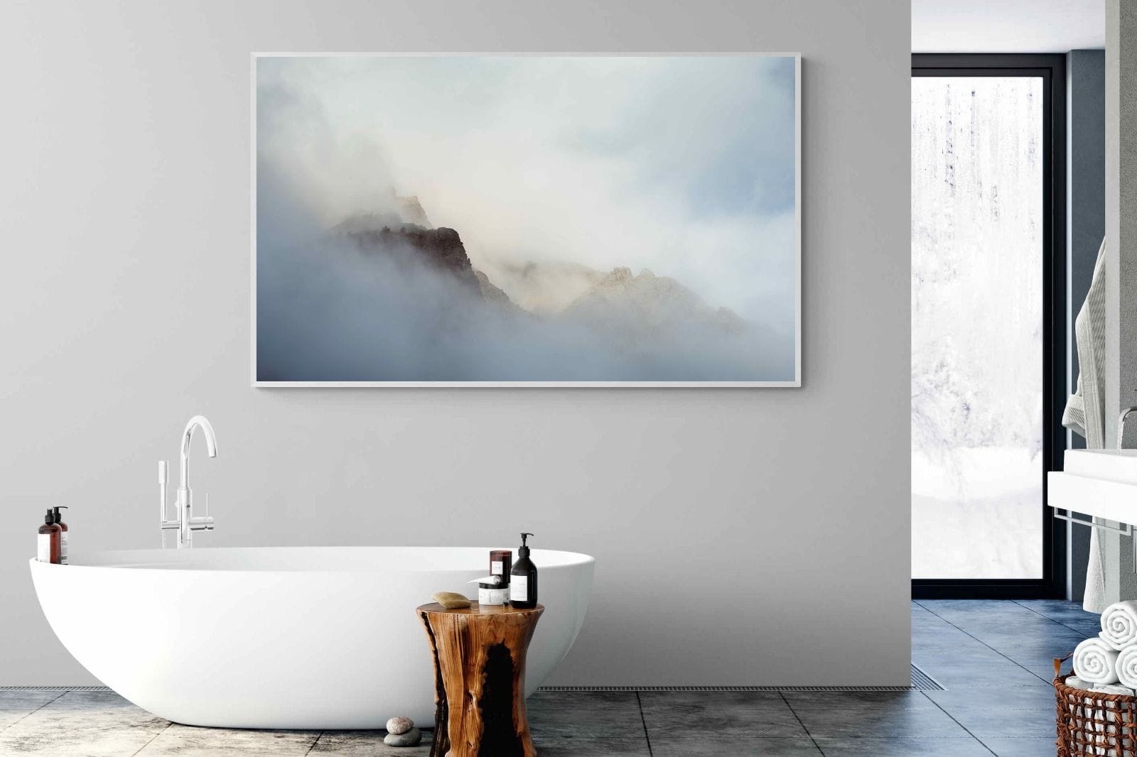The Buttress-Wall_Art-180 x 110cm-Mounted Canvas-White-Pixalot