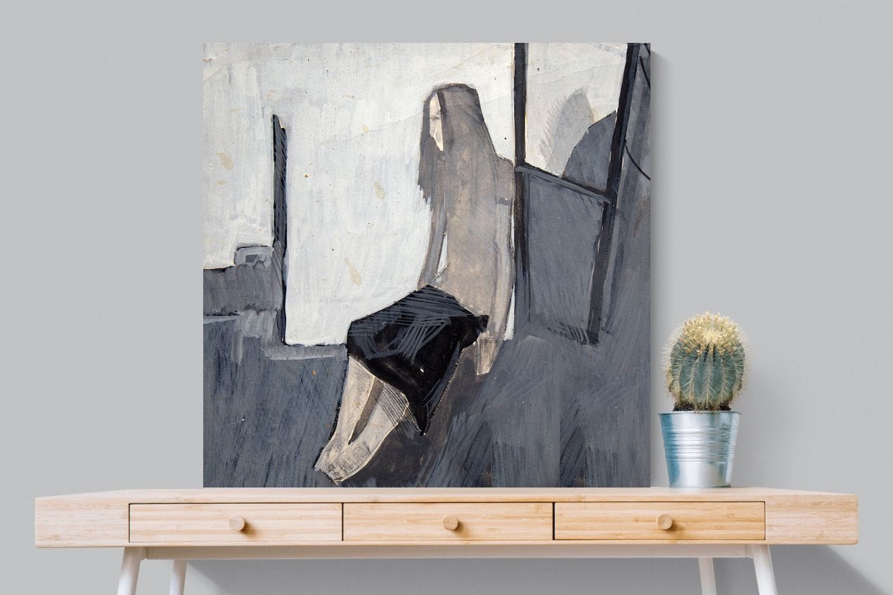 Thoughtful-Wall_Art-100 x 100cm-Mounted Canvas-No Frame-Pixalot