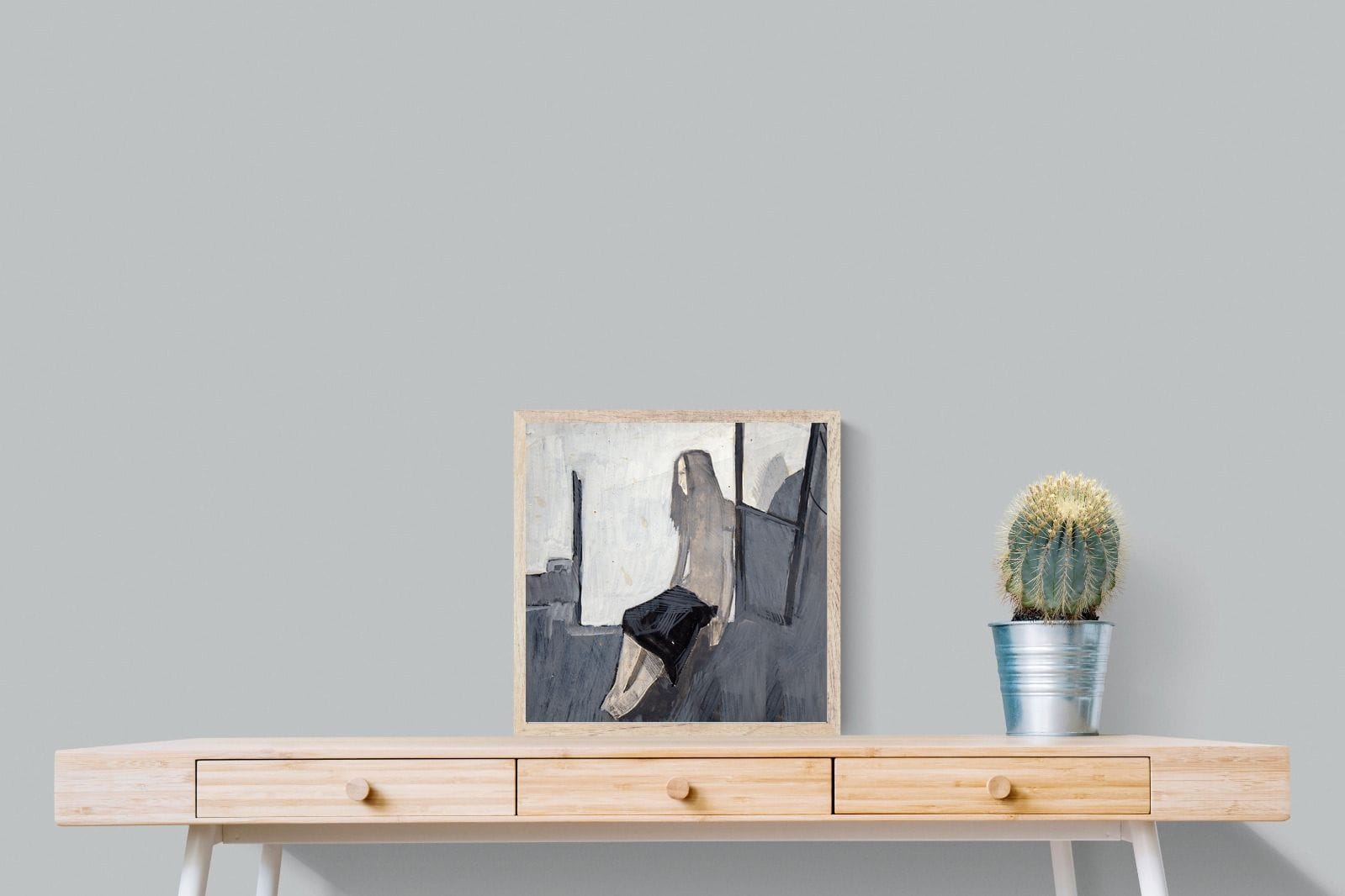 Thoughtful-Wall_Art-50 x 50cm-Mounted Canvas-Wood-Pixalot