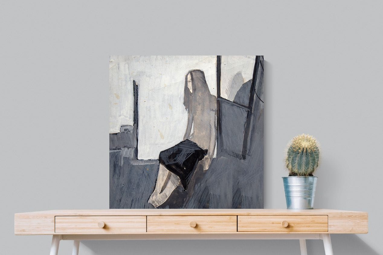 Thoughtful-Wall_Art-80 x 80cm-Mounted Canvas-No Frame-Pixalot