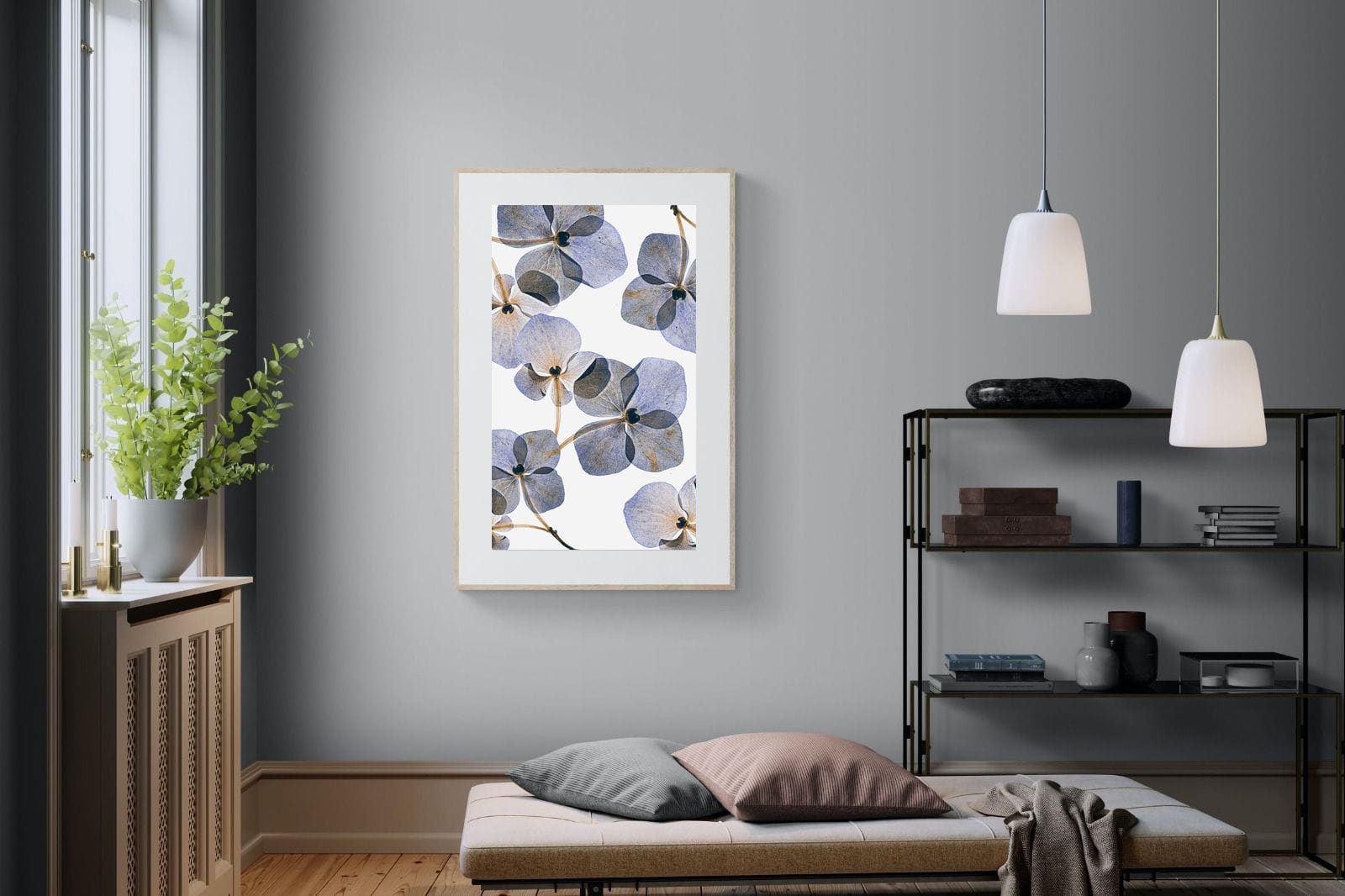 Translucent Botanical-Wall_Art-100 x 150cm-Framed Print-Wood-Pixalot