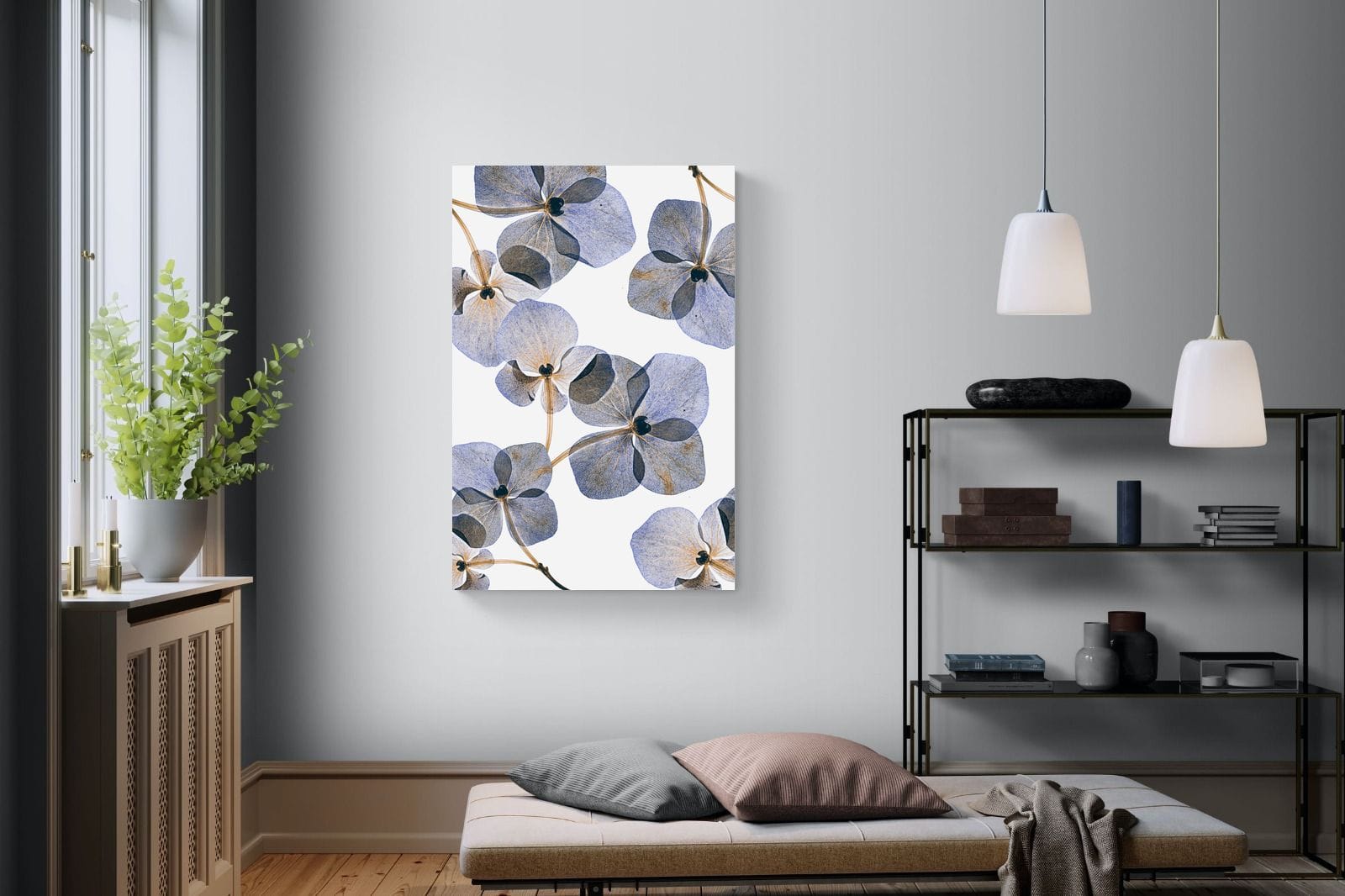 Translucent Botanical-Wall_Art-100 x 150cm-Mounted Canvas-No Frame-Pixalot