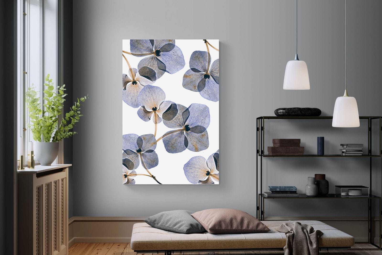 Translucent Botanical-Wall_Art-120 x 180cm-Mounted Canvas-No Frame-Pixalot