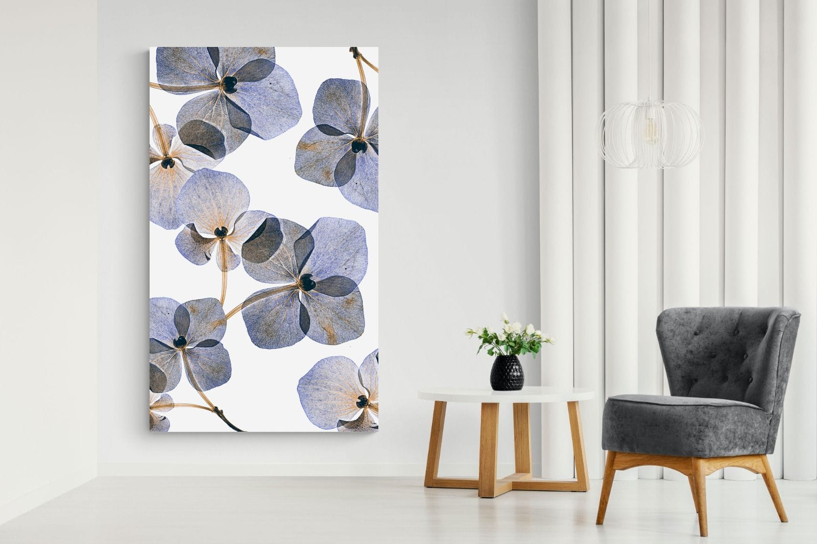 Translucent Botanical-Wall_Art-130 x 220cm-Mounted Canvas-No Frame-Pixalot