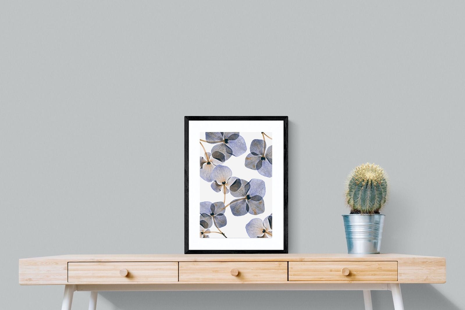 Translucent Botanical-Wall_Art-45 x 60cm-Framed Print-Black-Pixalot