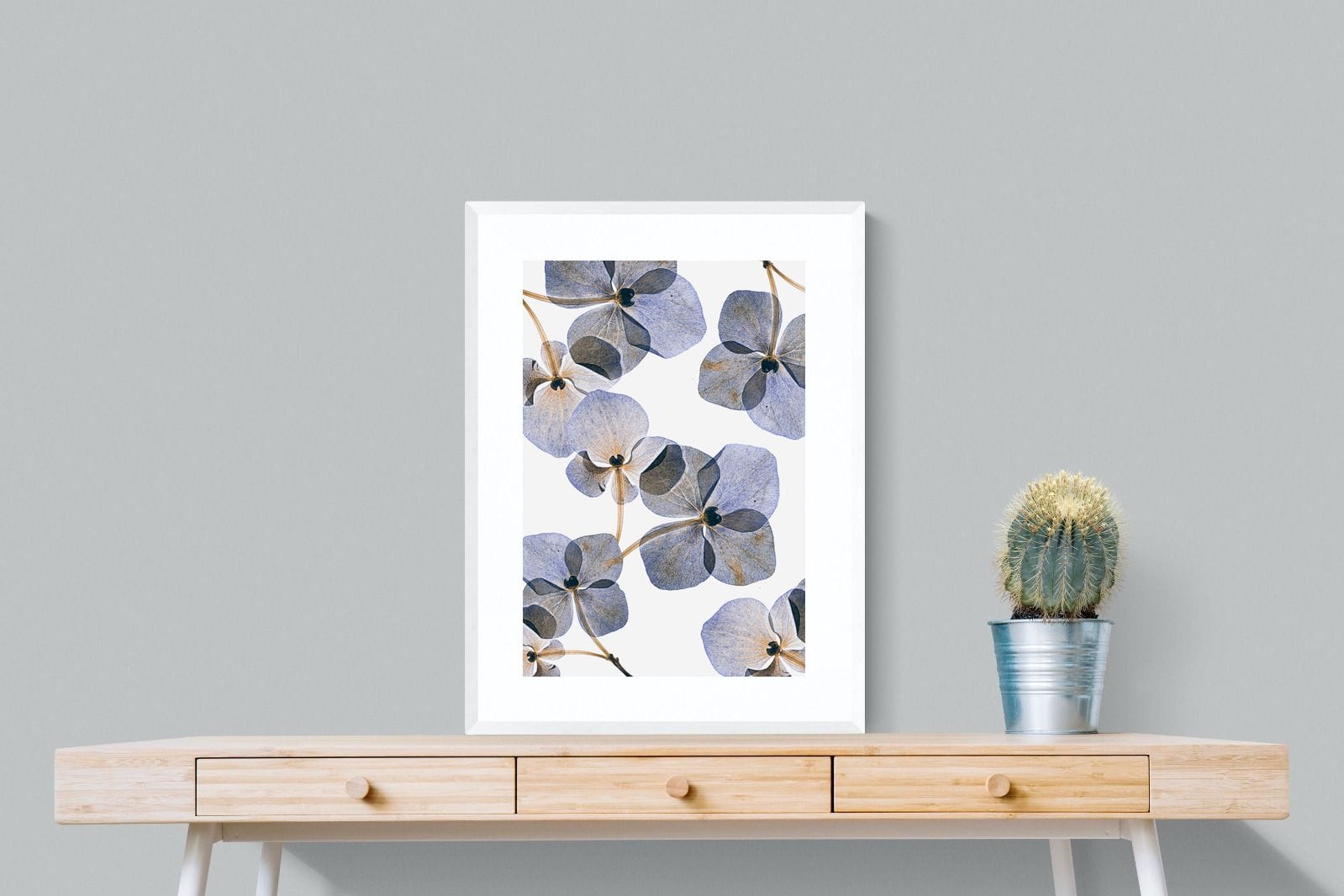 Translucent Botanical-Wall_Art-60 x 80cm-Framed Print-White-Pixalot