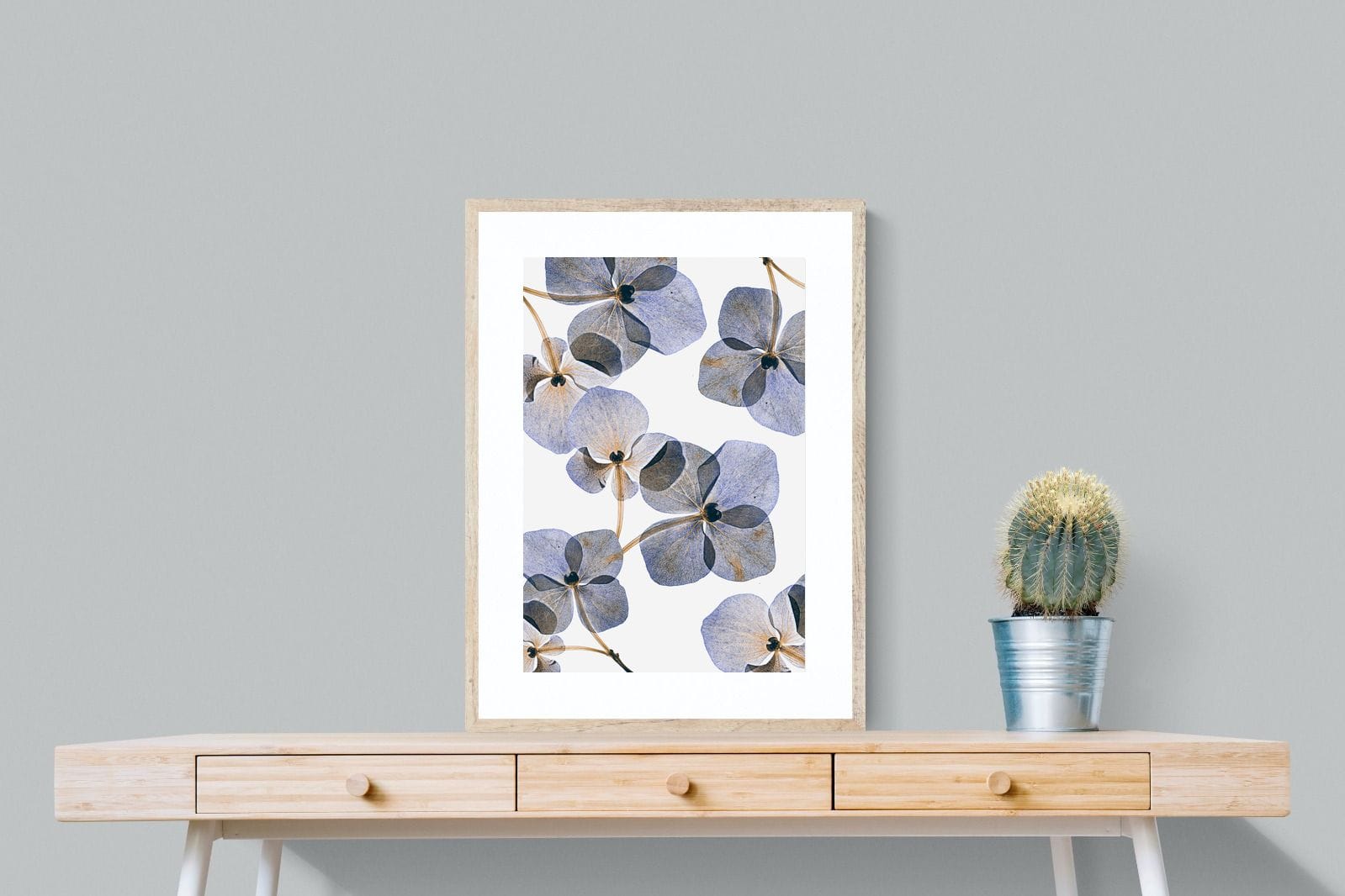 Translucent Botanical-Wall_Art-60 x 80cm-Framed Print-Wood-Pixalot