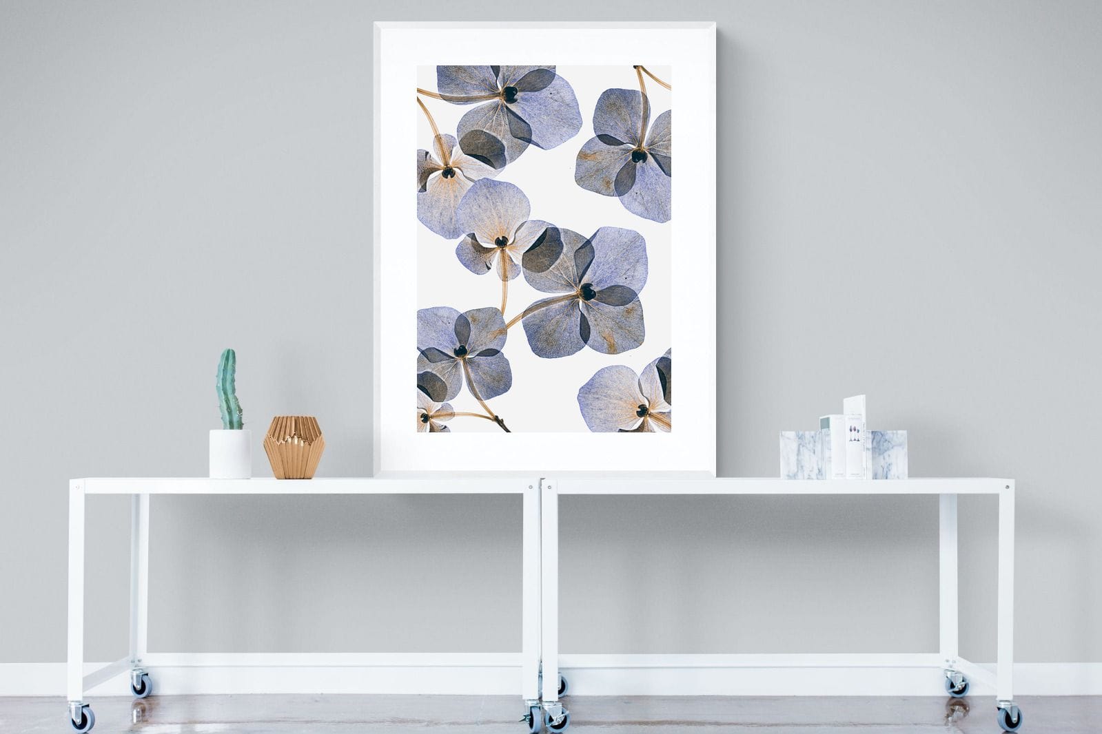 Translucent Botanical-Wall_Art-90 x 120cm-Framed Print-White-Pixalot