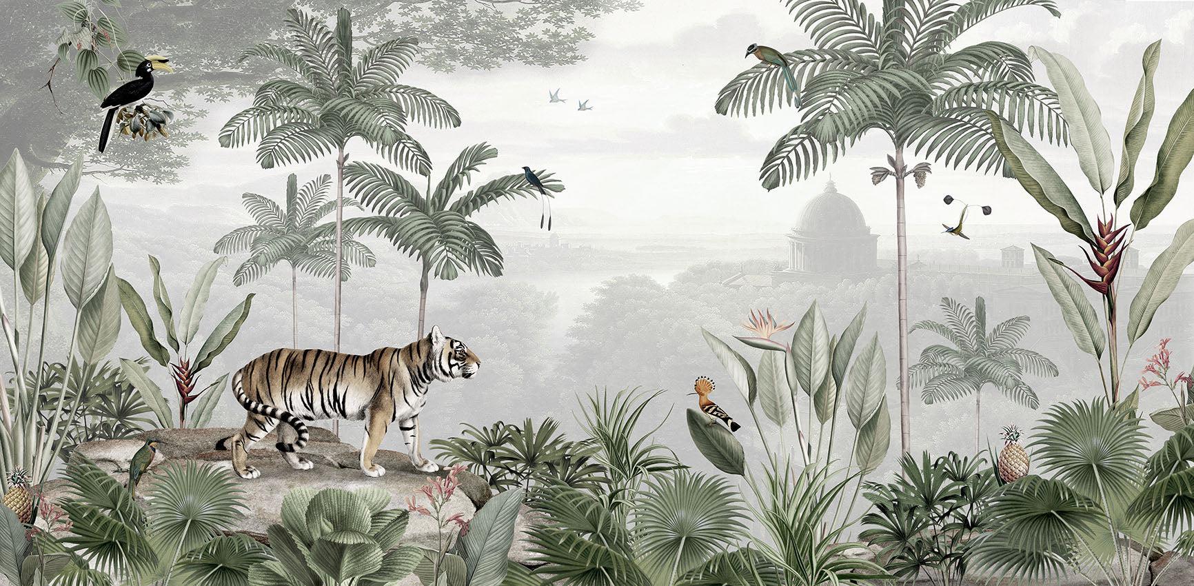 Tropical Tiger-Wall_Art-Pixalot